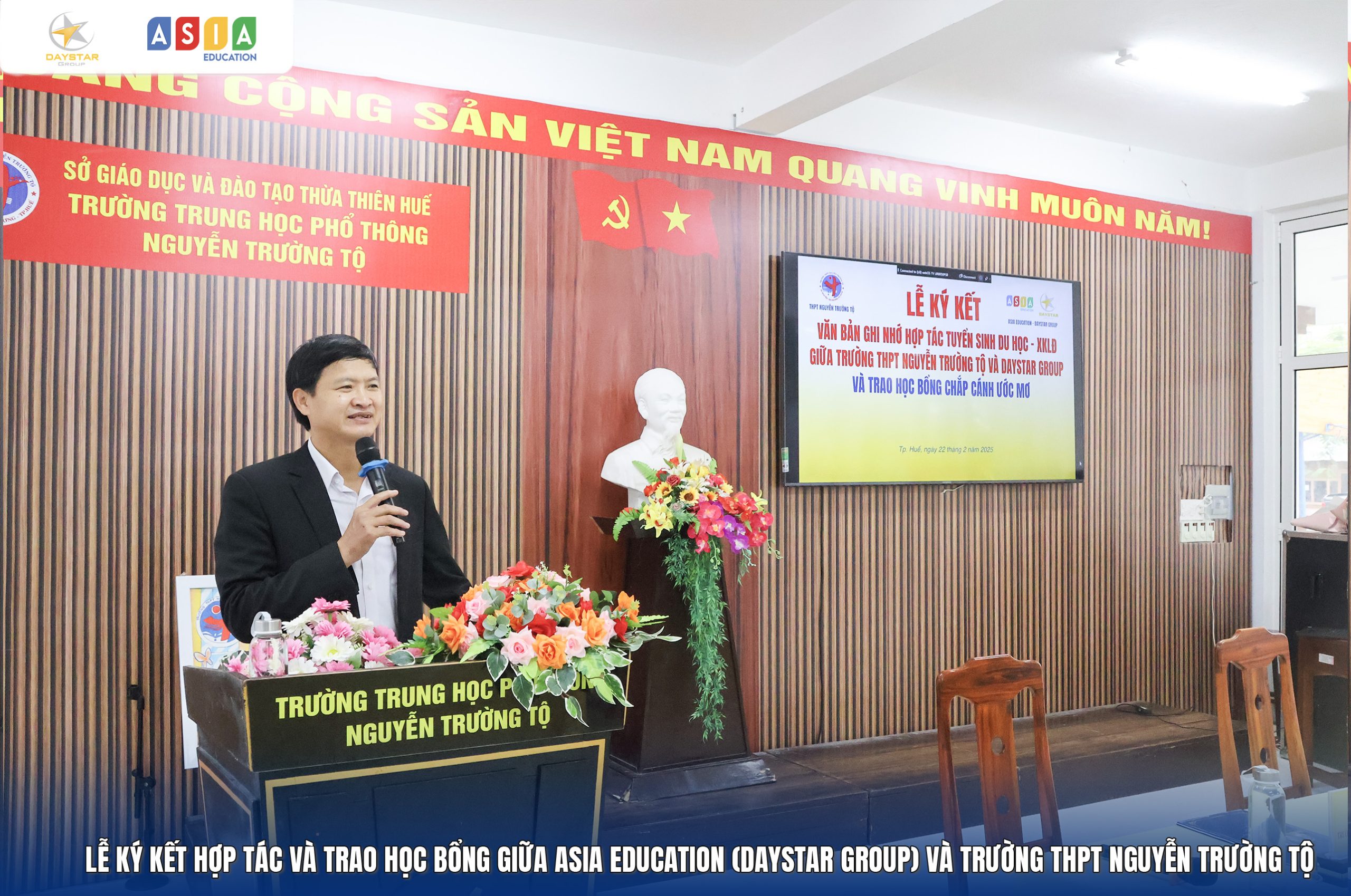Thầy Ngô Đắc Dũng - Hiệu trưởng Trường Nguyễn Trường Tộ