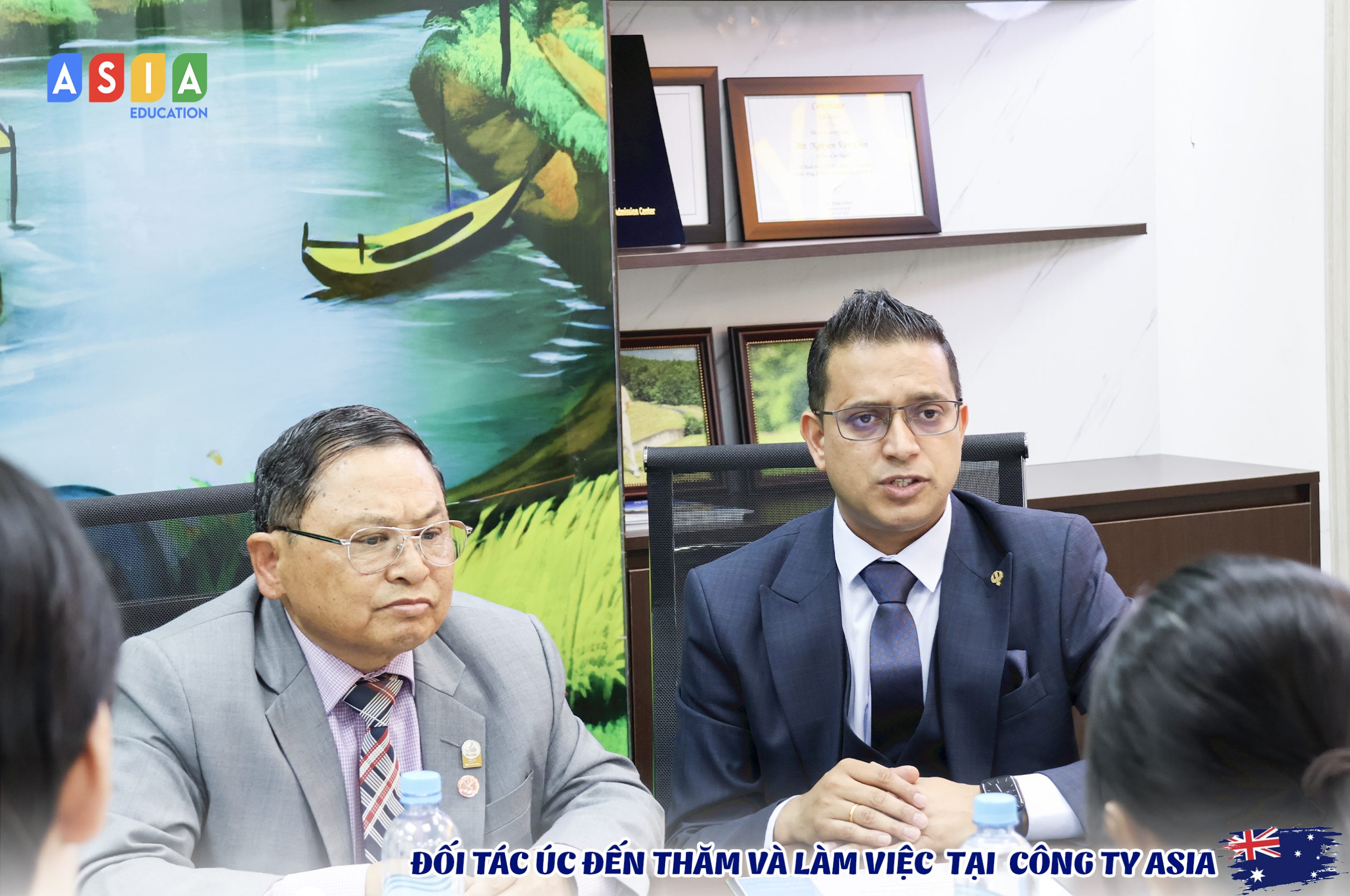 Đối tác Úc đến thăm và làm việc tại Asia Education