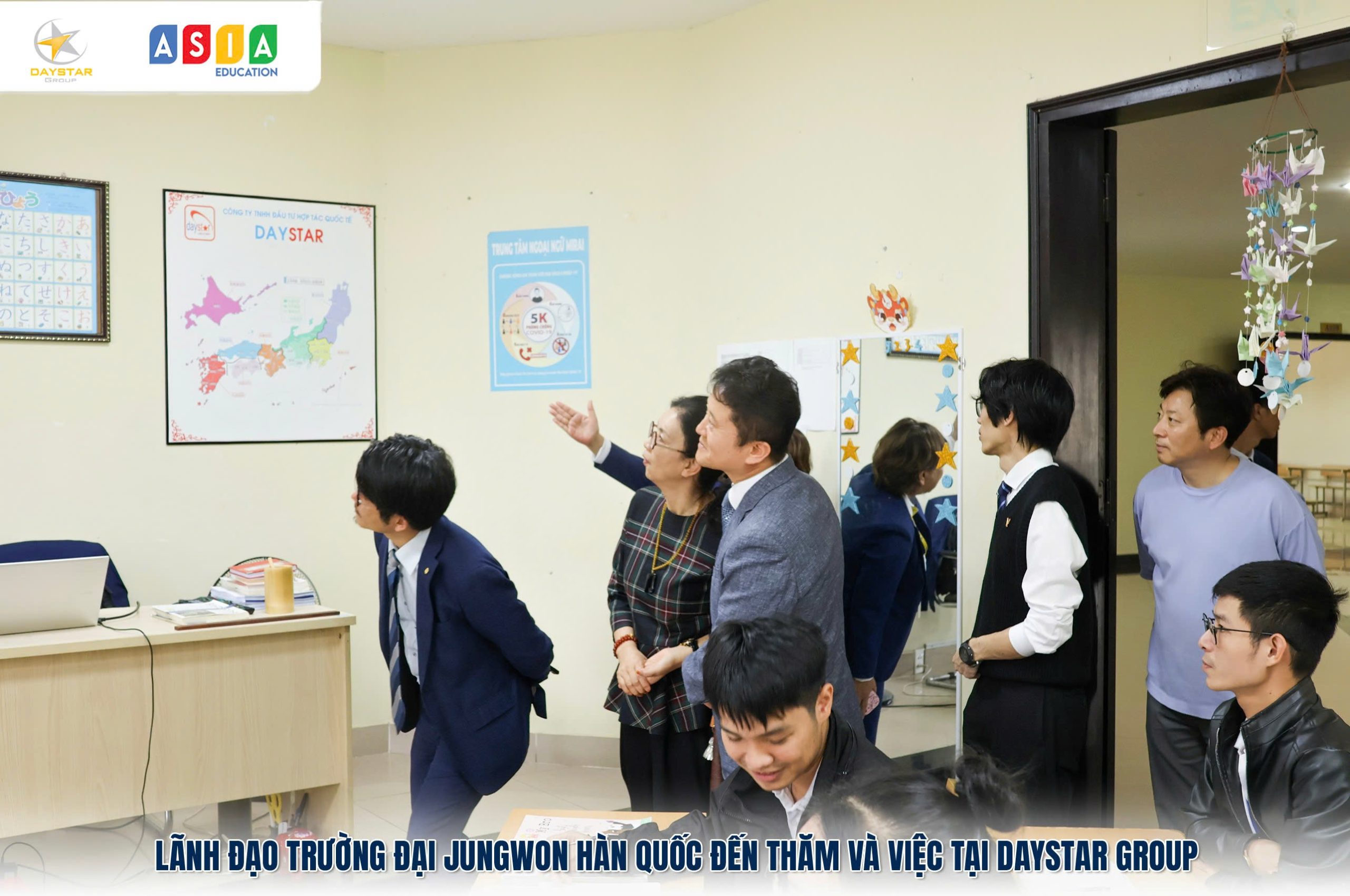ĐẠI HỌC JUNGWON (HÀN QUỐC) THĂM VÀ LÀM VIỆC DAYSTAR GROUP