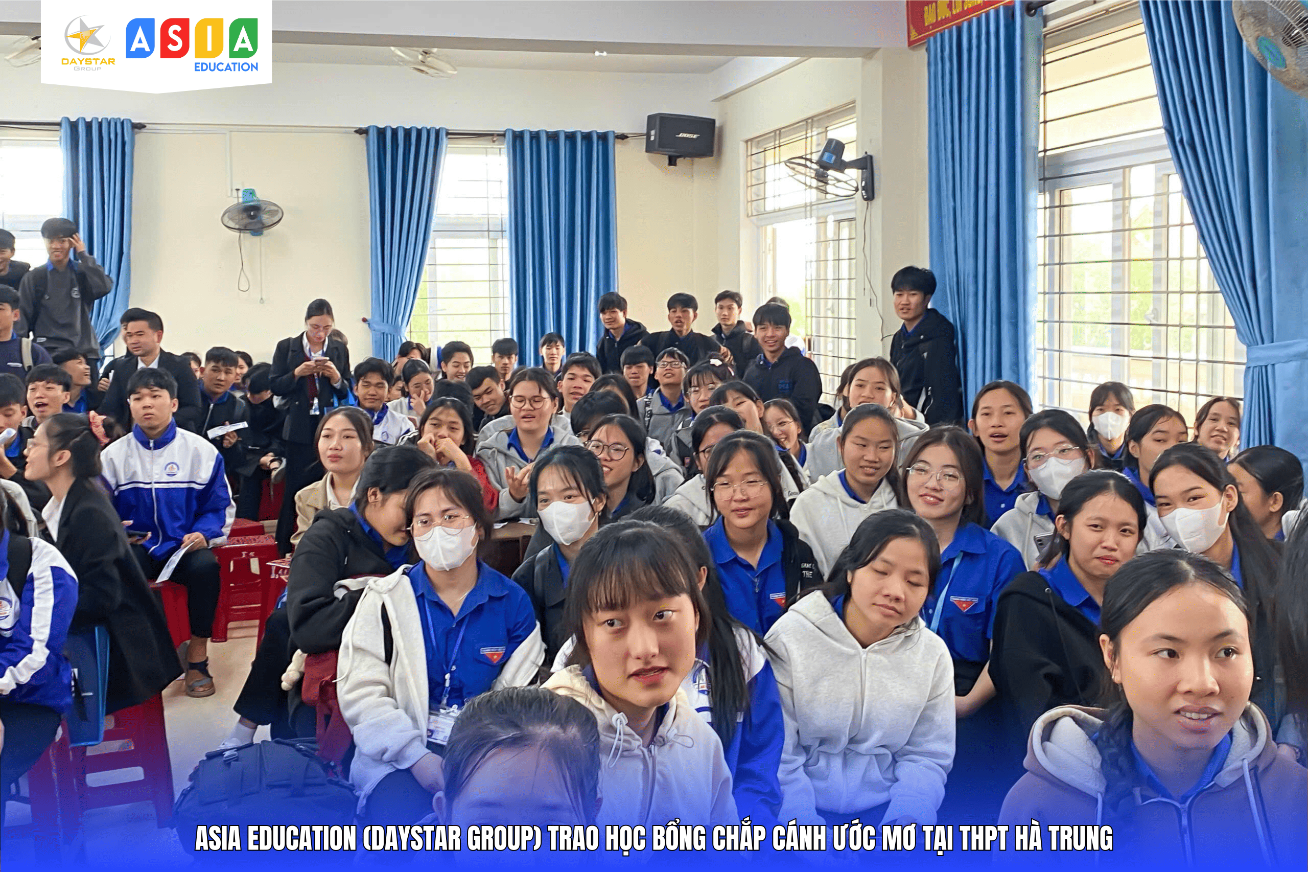 LỄ TRAO HỌC BỔNG “CHẮP CÁNH ƯỚC MƠ” TẠI THPT HÀ TRUNG