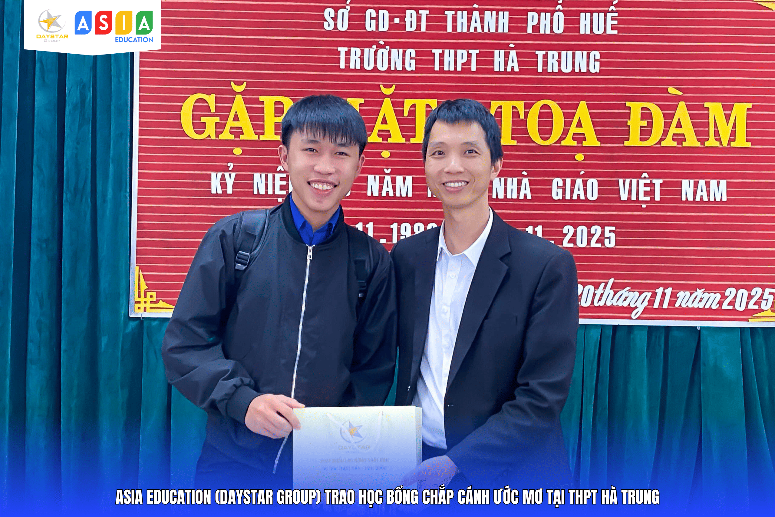 LỄ TRAO HỌC BỔNG “CHẮP CÁNH ƯỚC MƠ” TẠI THPT HÀ TRUNG