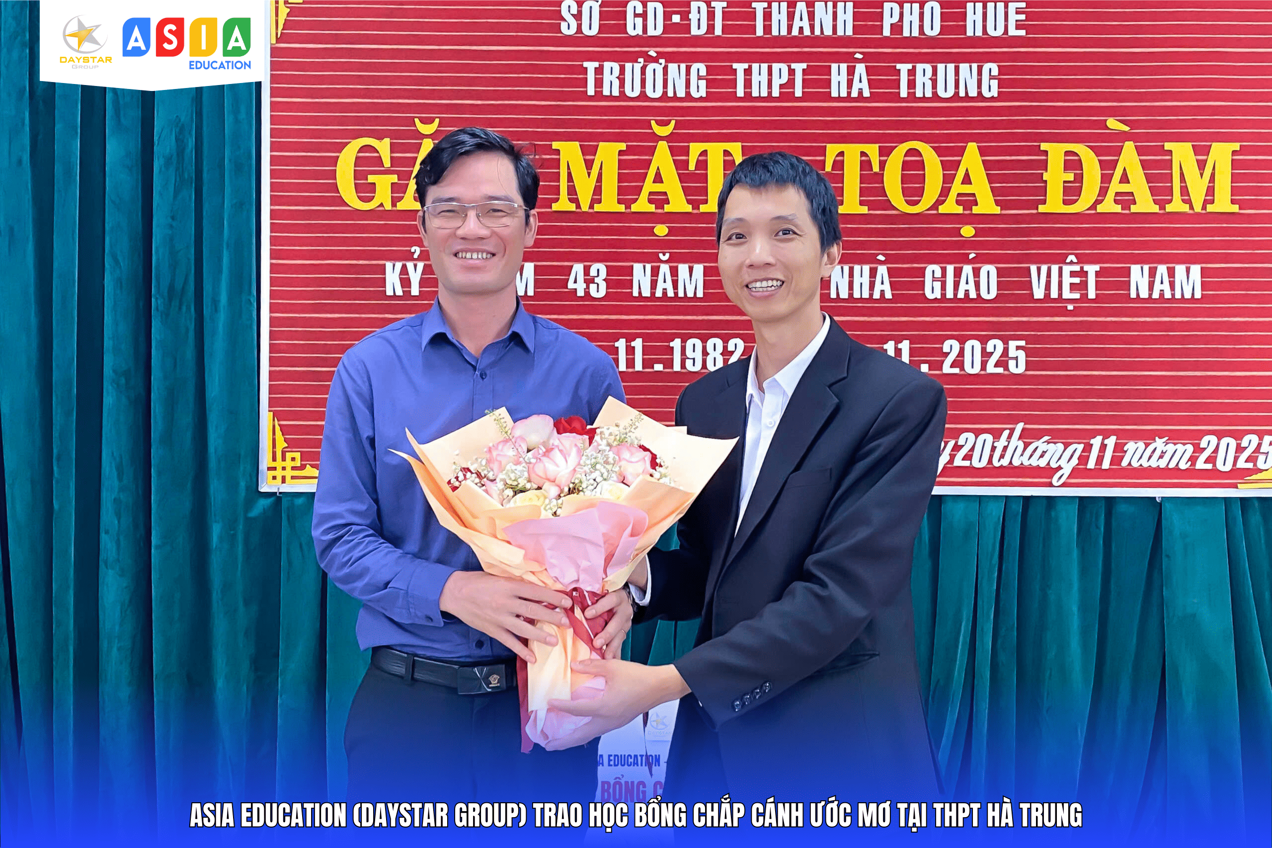 LỄ TRAO HỌC BỔNG “CHẮP CÁNH ƯỚC MƠ” TẠI THPT HÀ TRUNG