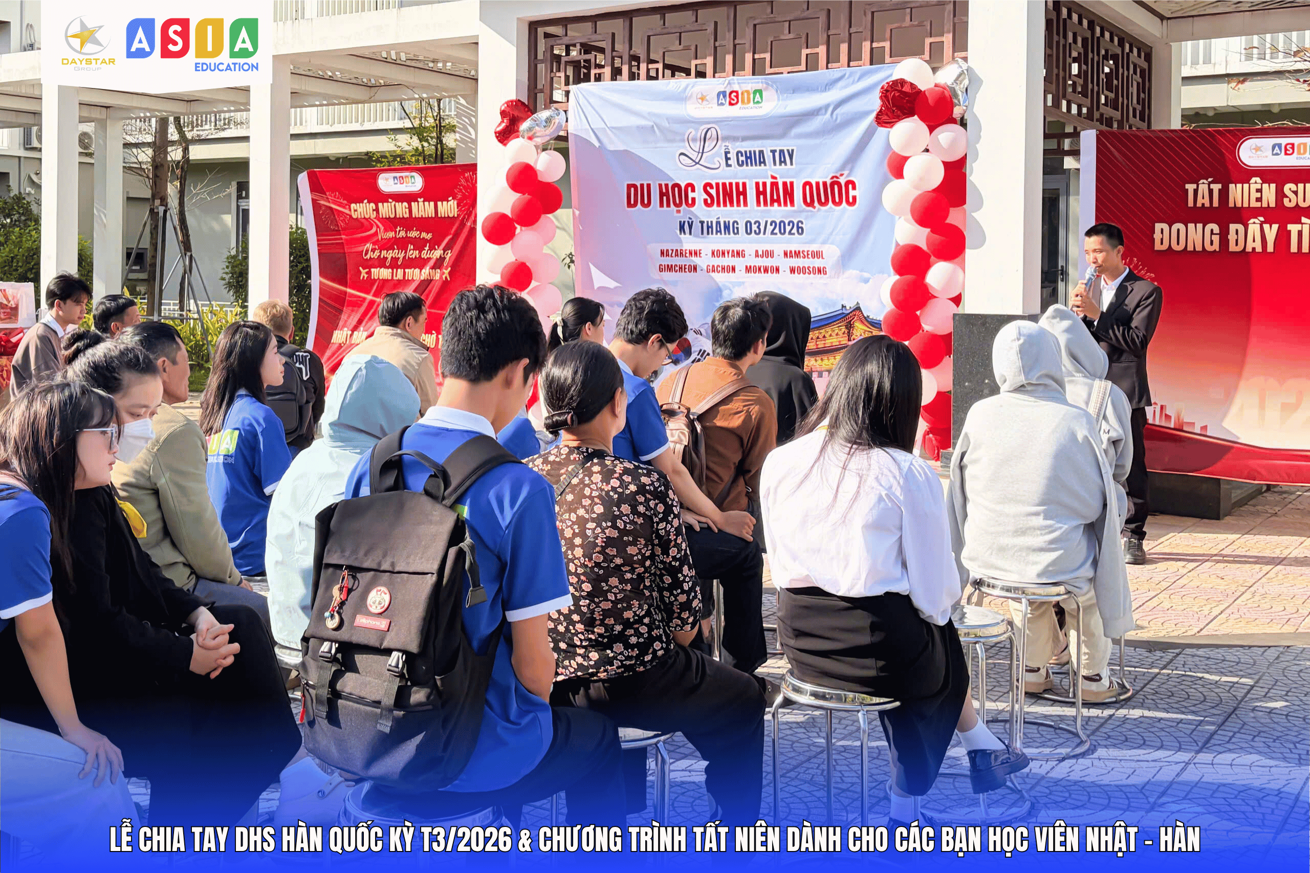LỄ CHIA TAY DHS HÀN QUỐC KỲ T3/2026 VÀ CHƯƠNG TRÌNH TẤT NIÊN NHẬT – HÀN