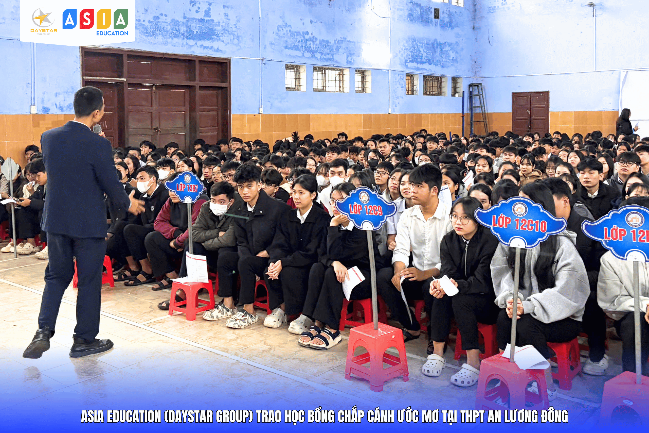 LỄ TRAO HỌC BỔNG “CHẮP CÁNH ƯỚC MƠ” TẠI THPT AN LƯƠNG ĐÔNG