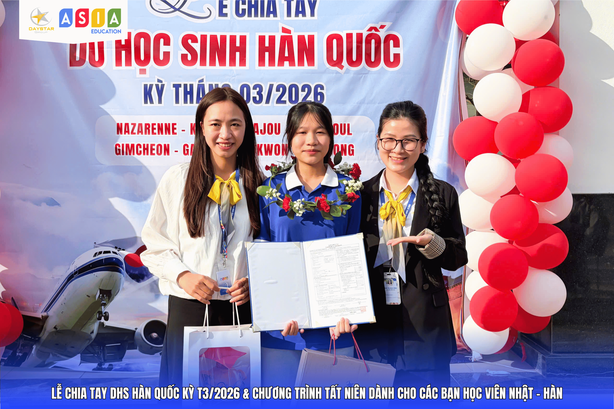 LỄ CHIA TAY DHS HÀN QUỐC KỲ T3/2026 VÀ CHƯƠNG TRÌNH TẤT NIÊN NHẬT – HÀN