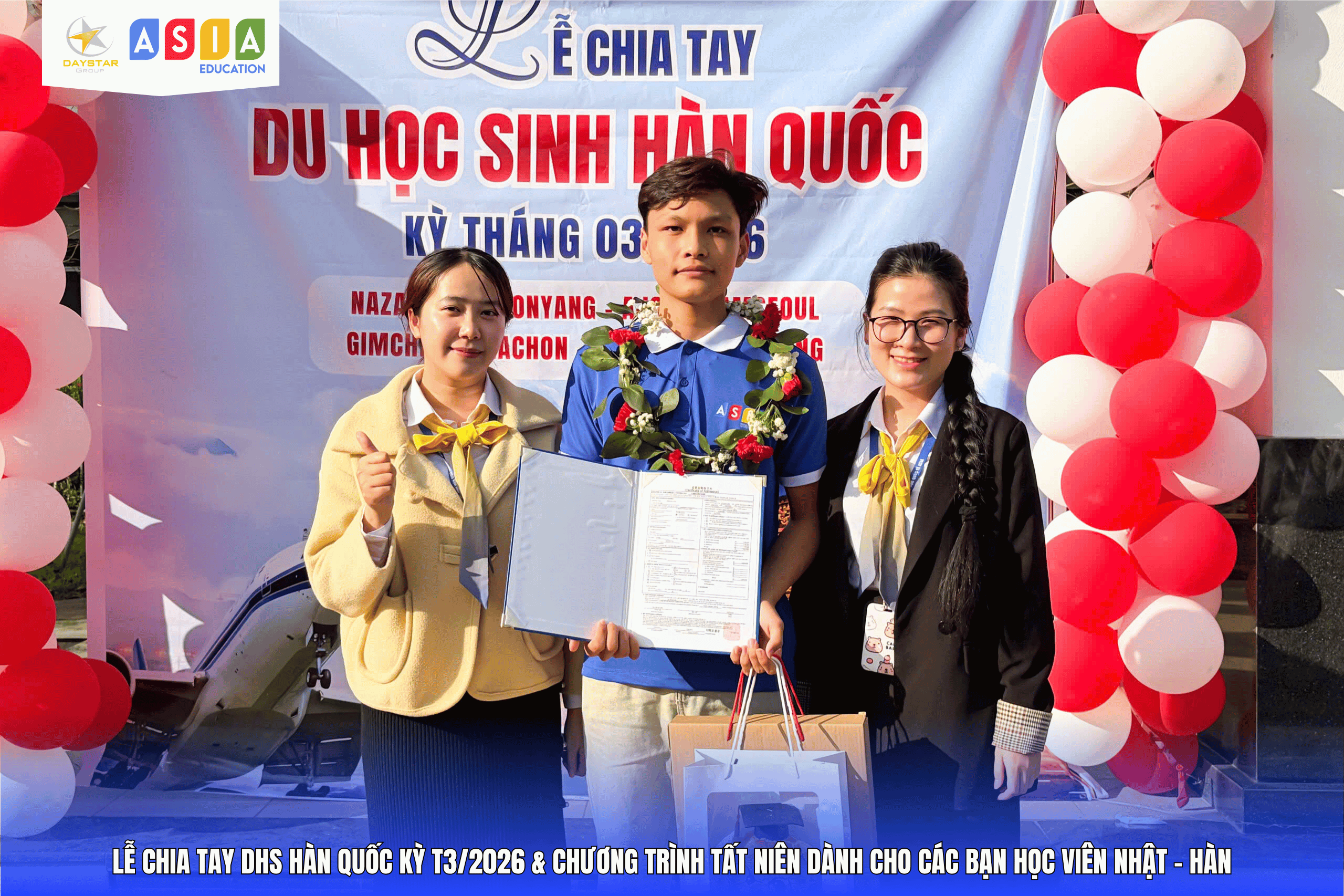 LỄ CHIA TAY DHS HÀN QUỐC KỲ T3/2026 VÀ CHƯƠNG TRÌNH TẤT NIÊN NHẬT – HÀN
