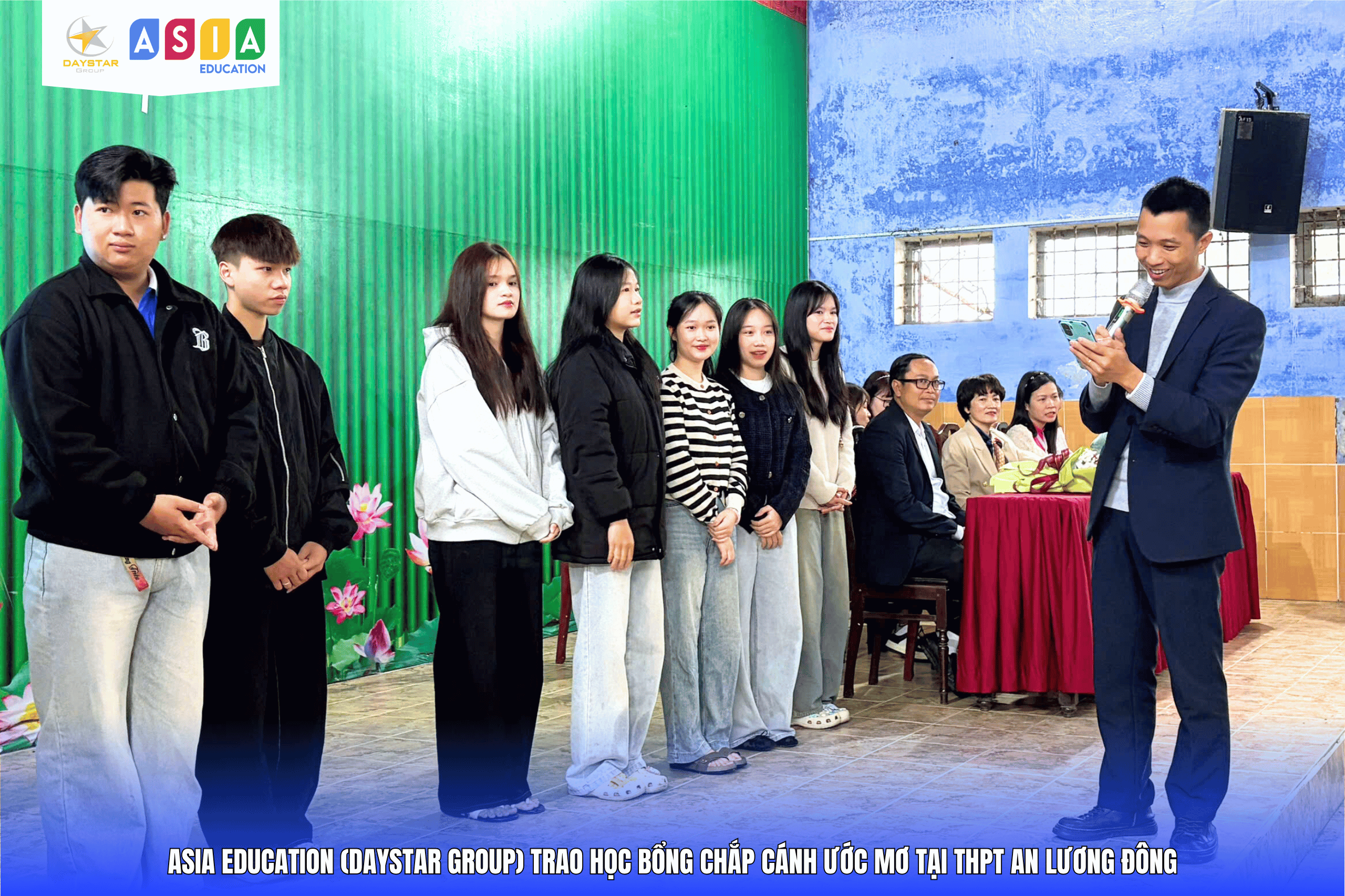 LỄ TRAO HỌC BỔNG “CHẮP CÁNH ƯỚC MƠ” TẠI THPT AN LƯƠNG ĐÔNG