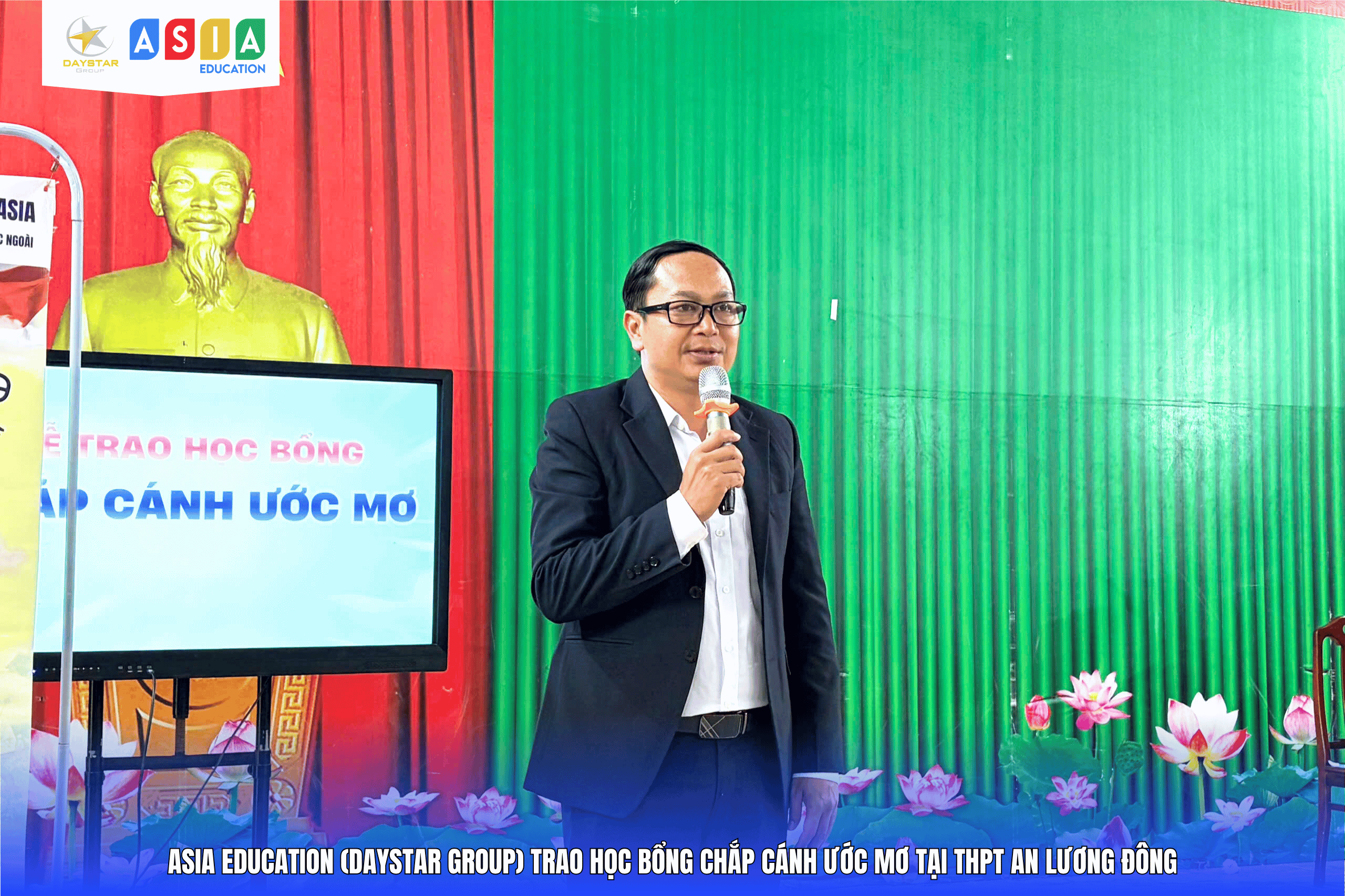 LỄ TRAO HỌC BỔNG “CHẮP CÁNH ƯỚC MƠ” TẠI THPT AN LƯƠNG ĐÔNG