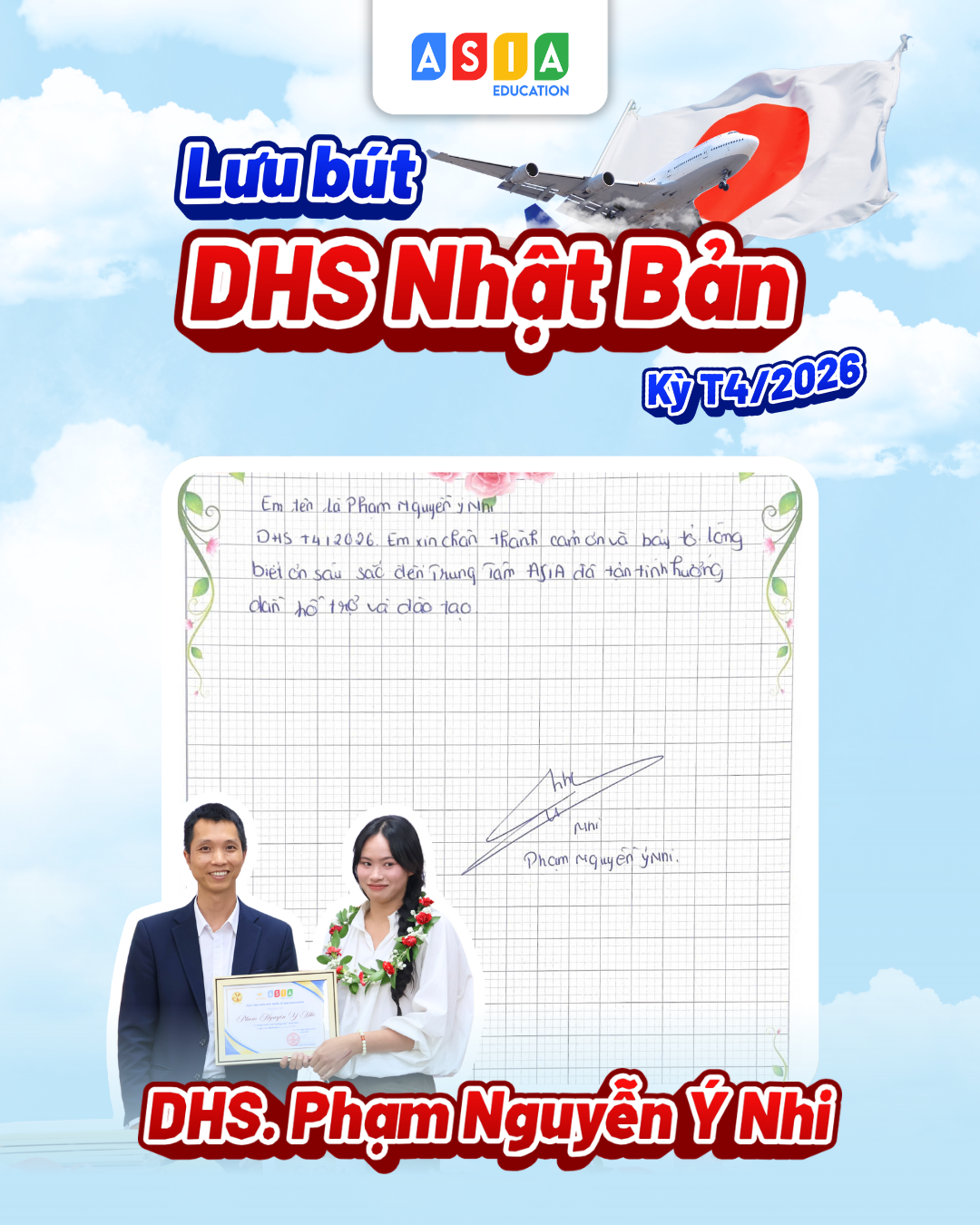 LƯU BÚT CỦA DHS NHẬT BẢN KỲ THÁNG 04/2026