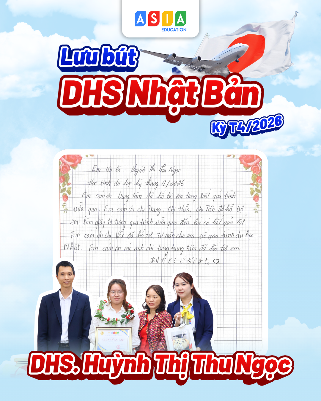 LƯU BÚT CỦA DHS NHẬT BẢN KỲ THÁNG 04/2026
