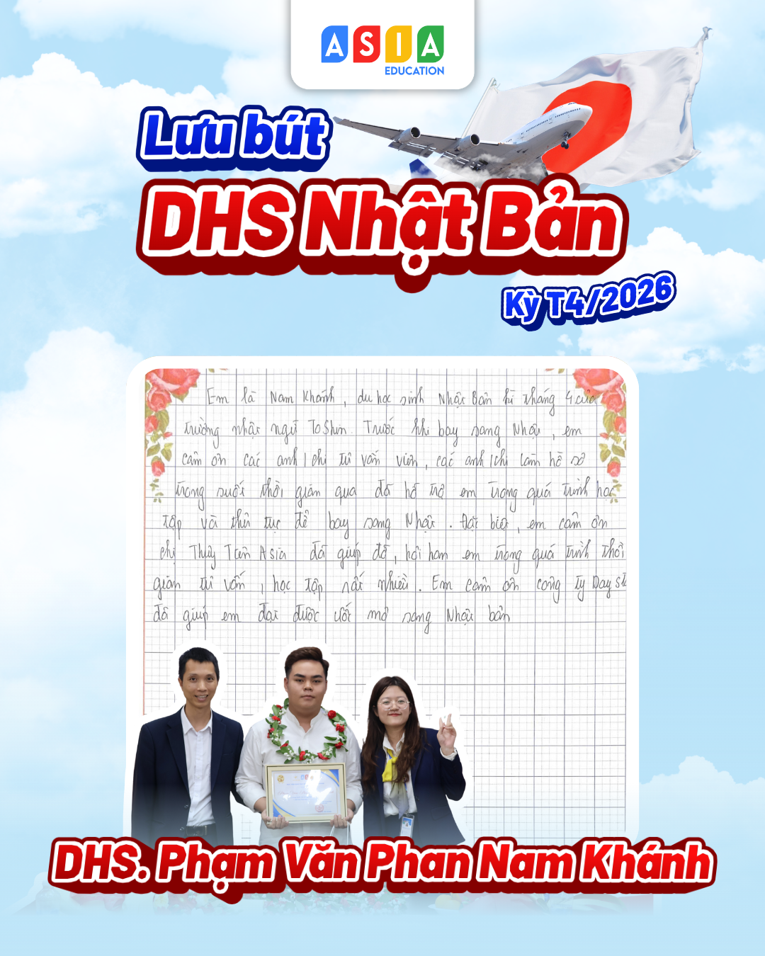 LƯU BÚT CỦA DHS NHẬT BẢN KỲ THÁNG 04/2026
