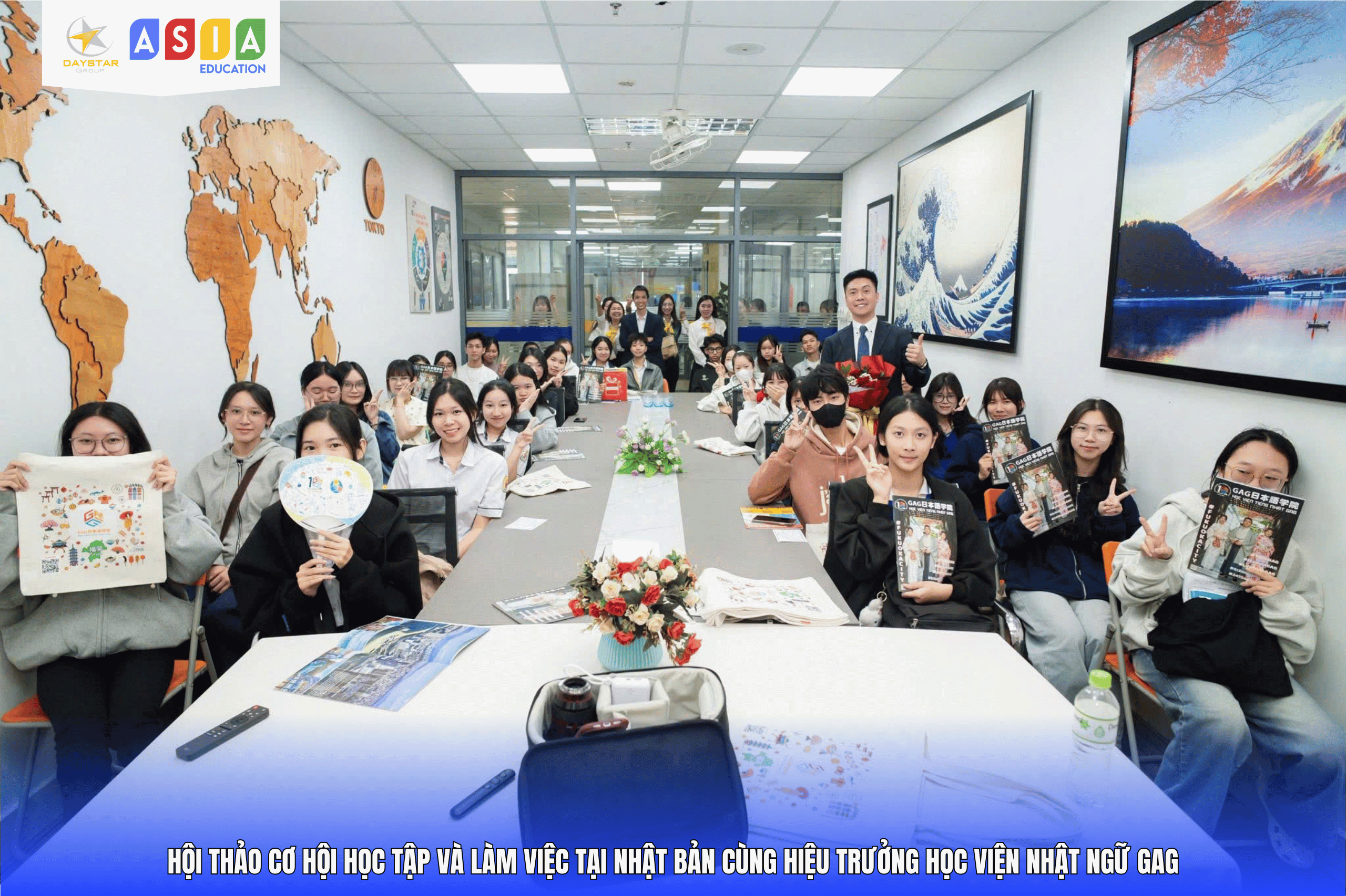 HỘI THẢO CƠ HỘI HỌC TẬP VÀ LÀM VIỆC TẠI NHẬT BẢN CÙNG HIỆU TRƯỞNG HỌC VIỆN NHẬT NGỮ GAG