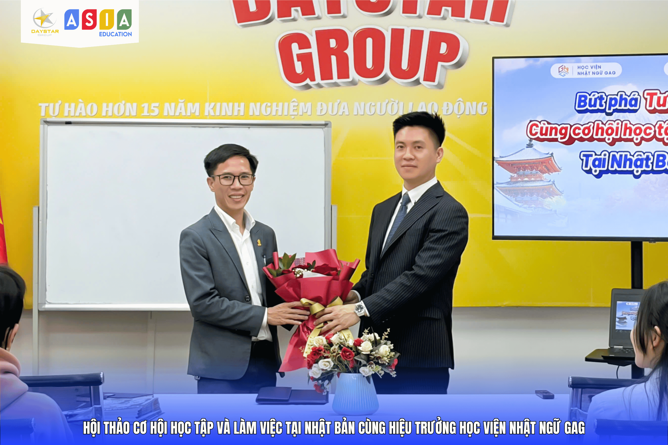 HỘI THẢO CƠ HỘI HỌC TẬP VÀ LÀM VIỆC TẠI NHẬT BẢN CÙNG HIỆU TRƯỞNG HỌC VIỆN NHẬT NGỮ GAG