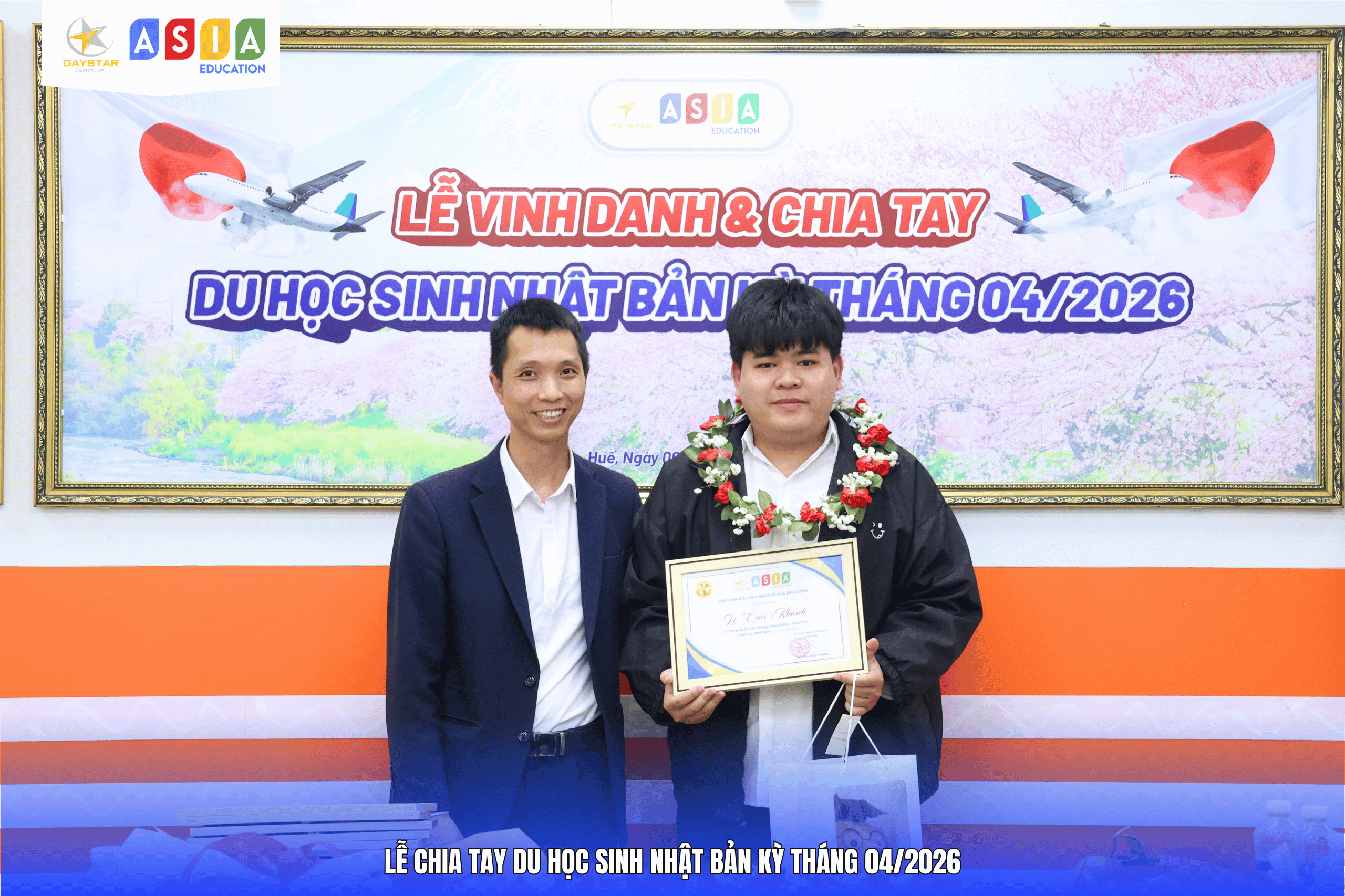 LỄ CHIA TAY & VINH DANH DU HỌC SINH NHẬT BẢN KỲ THÁNG 04/2026