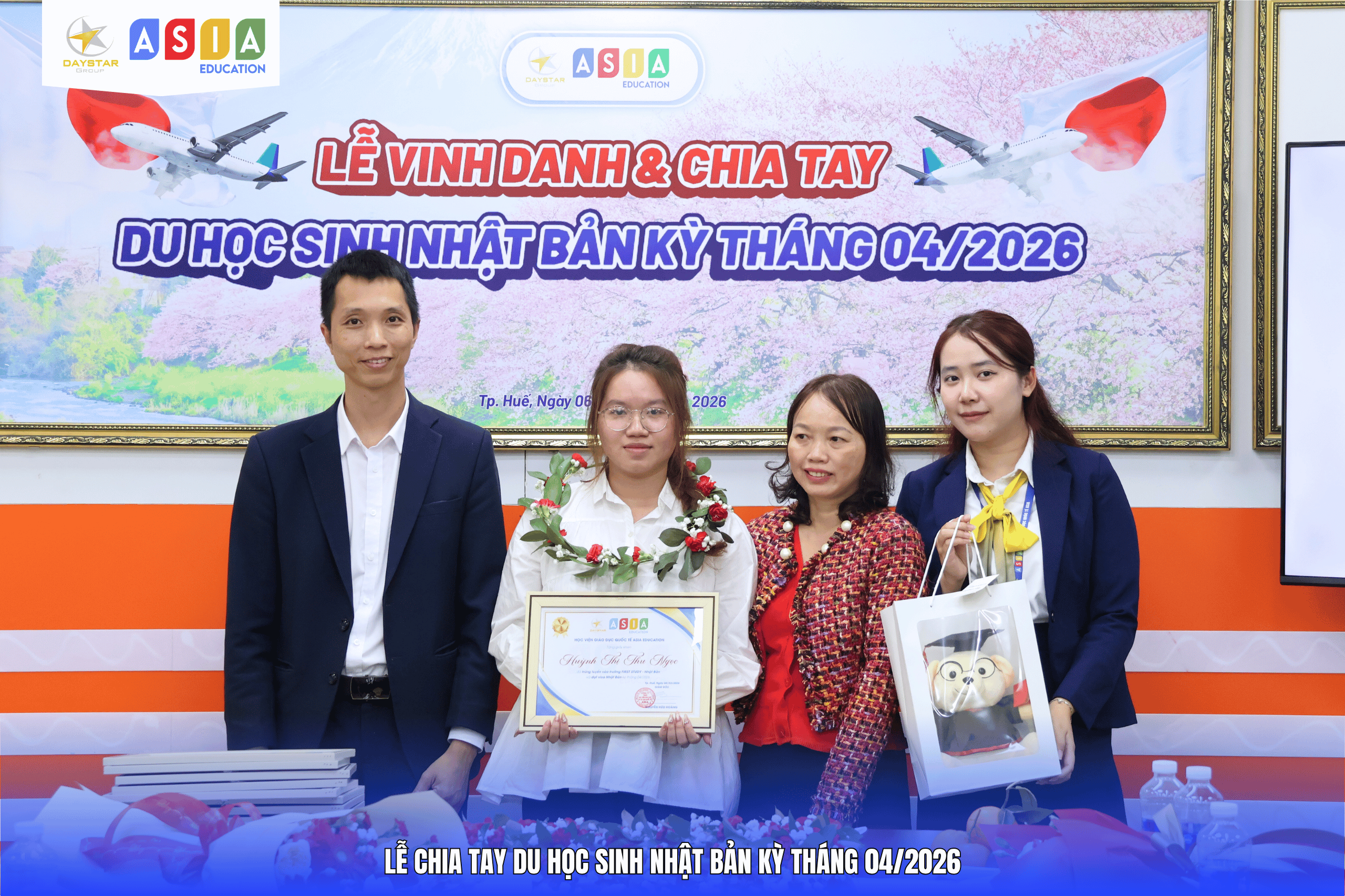 LỄ CHIA TAY & VINH DANH DU HỌC SINH NHẬT BẢN KỲ THÁNG 04/2026