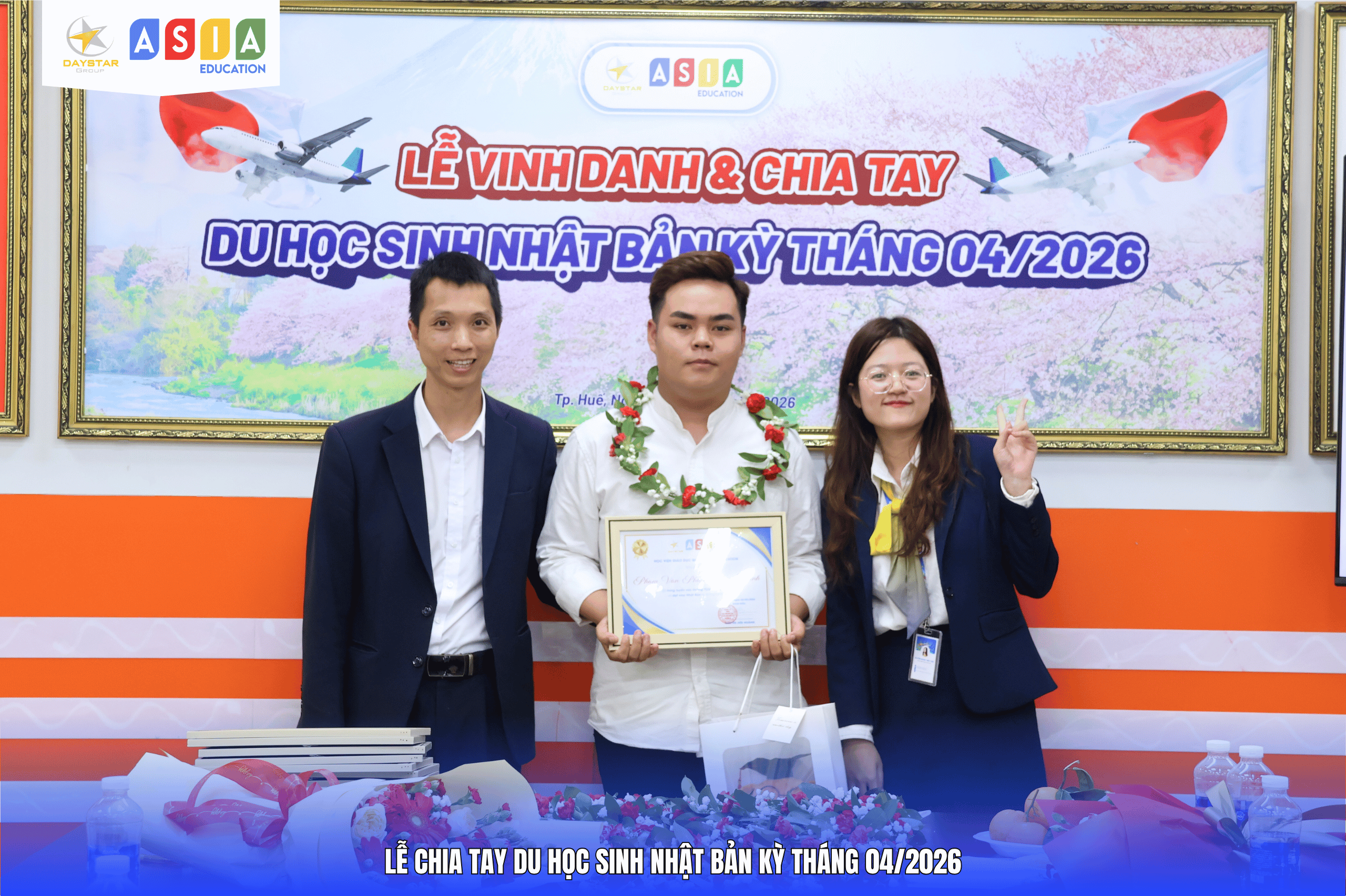 LỄ CHIA TAY & VINH DANH DU HỌC SINH NHẬT BẢN KỲ THÁNG 04/2026