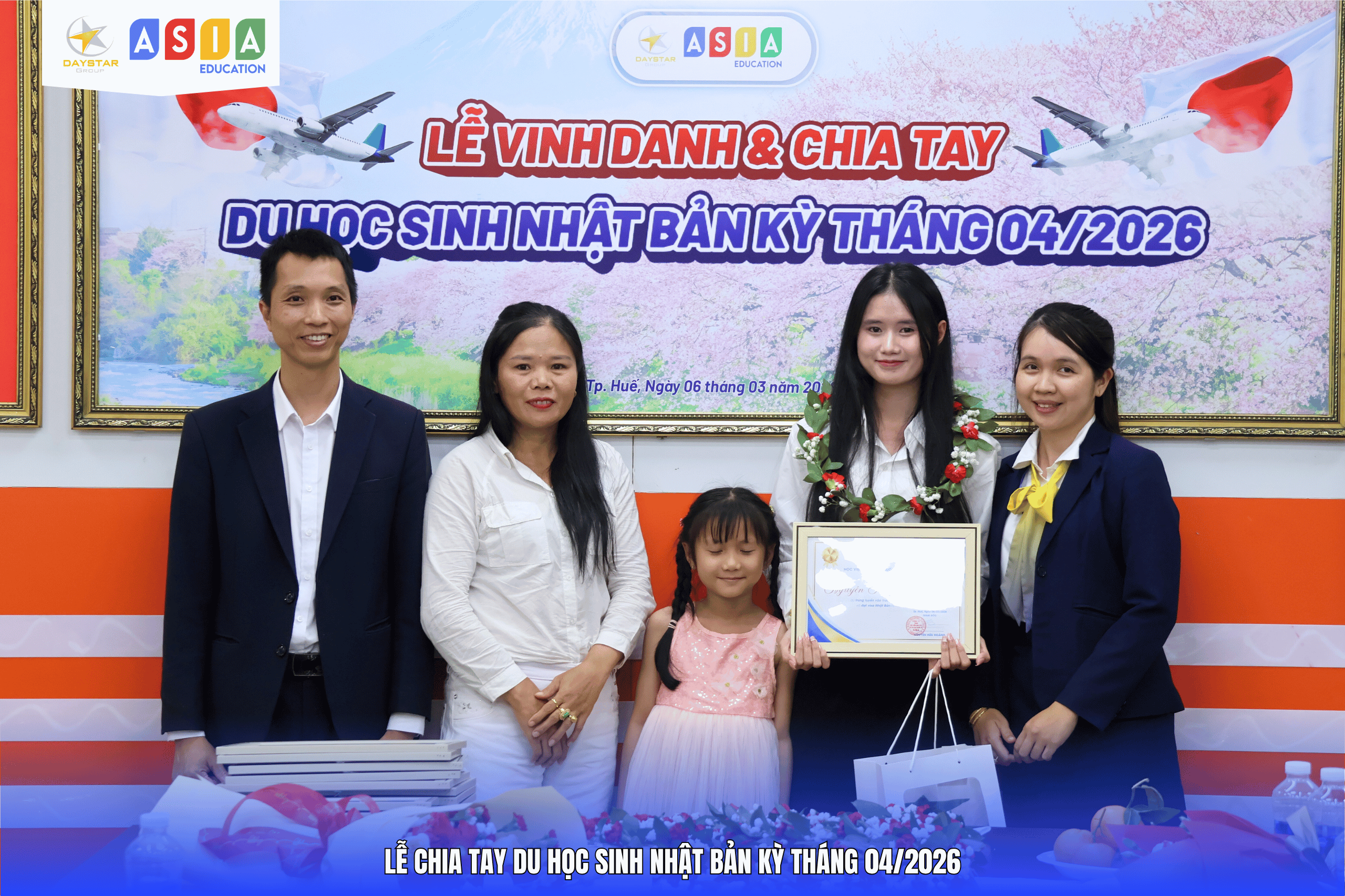LỄ CHIA TAY & VINH DANH DU HỌC SINH NHẬT BẢN KỲ THÁNG 04/2026