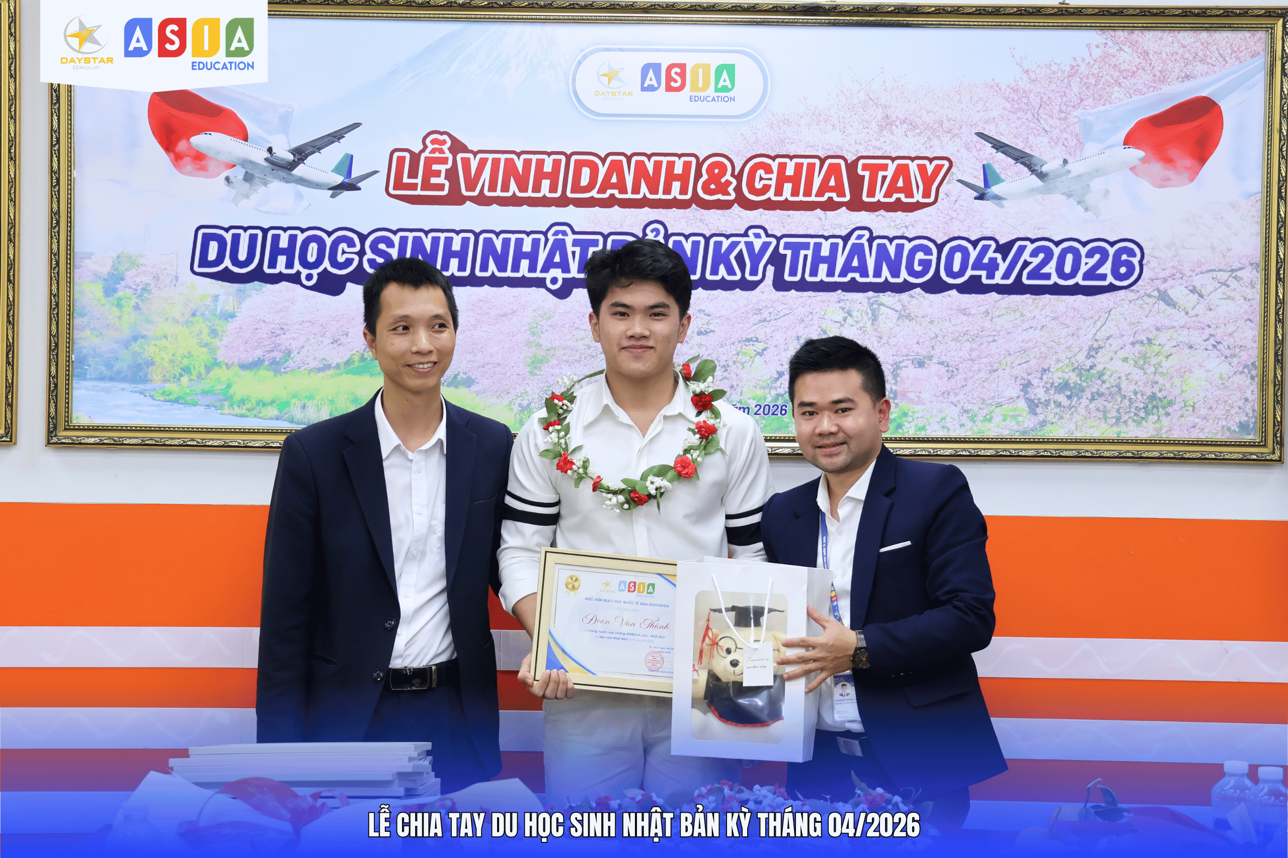 LỄ CHIA TAY & VINH DANH DU HỌC SINH NHẬT BẢN KỲ THÁNG 04/2026