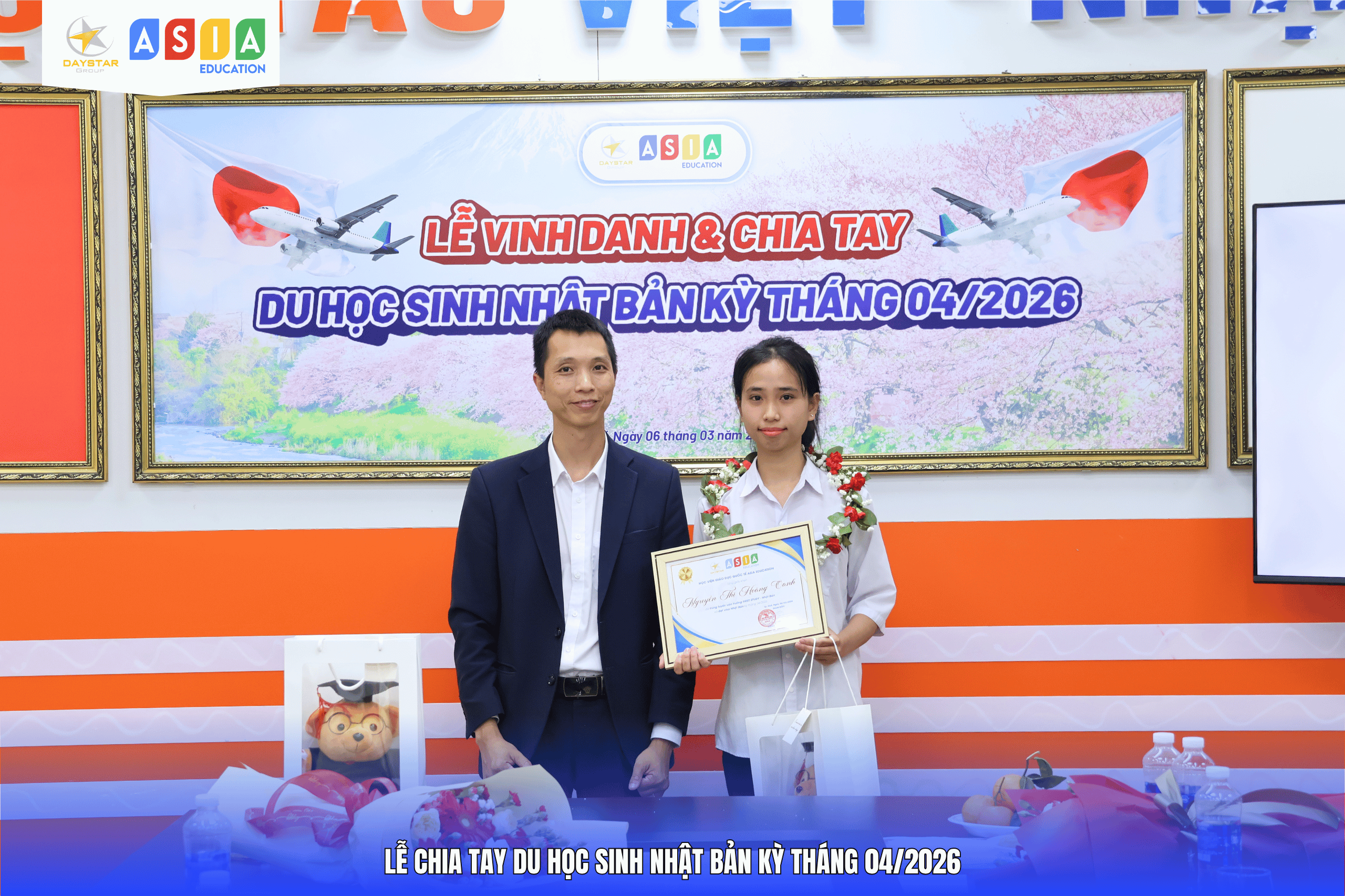 LỄ CHIA TAY & VINH DANH DU HỌC SINH NHẬT BẢN KỲ THÁNG 04/2026