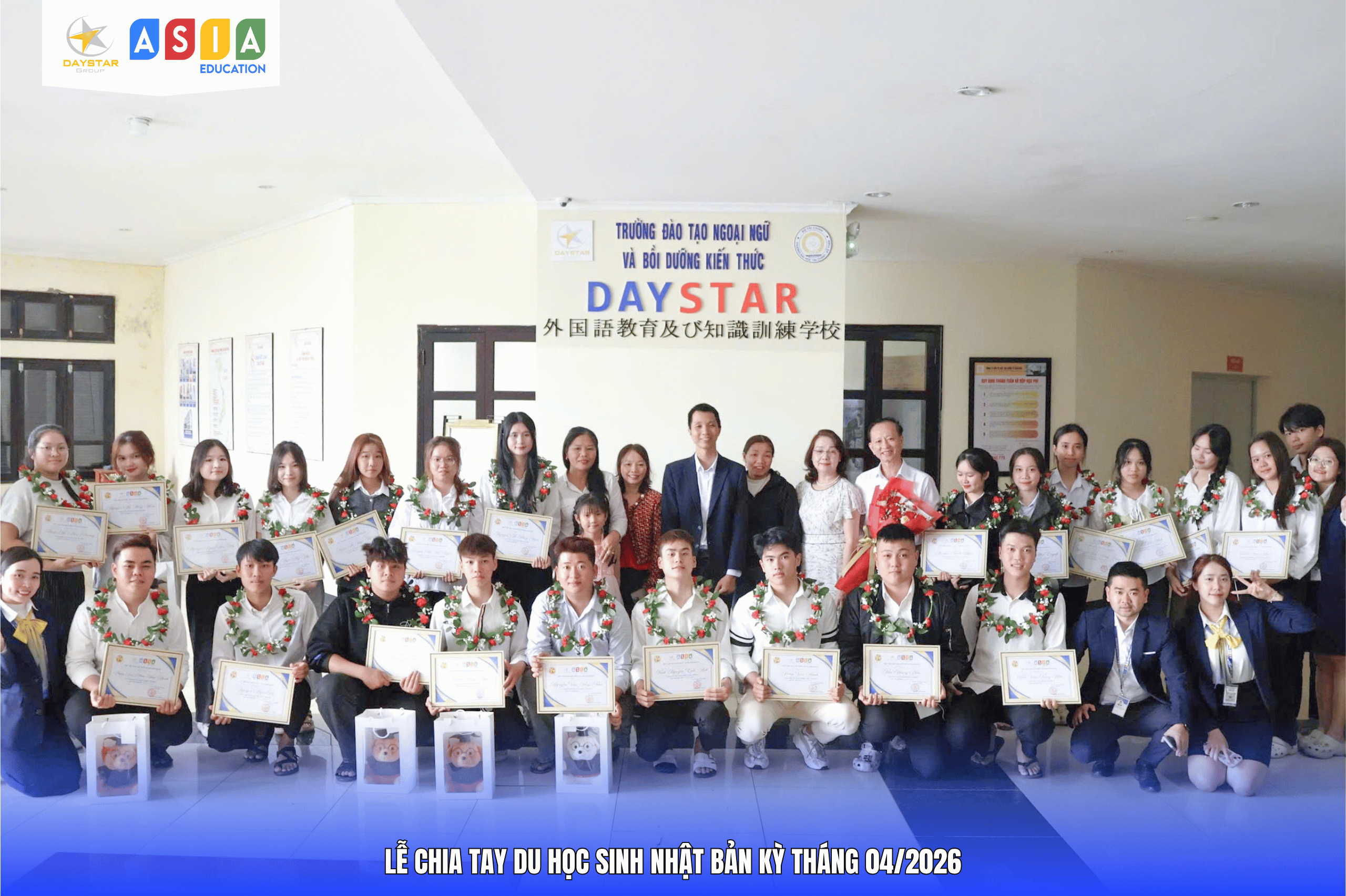 LỄ CHIA TAY & VINH DANH DU HỌC SINH NHẬT BẢN KỲ THÁNG 04/2026