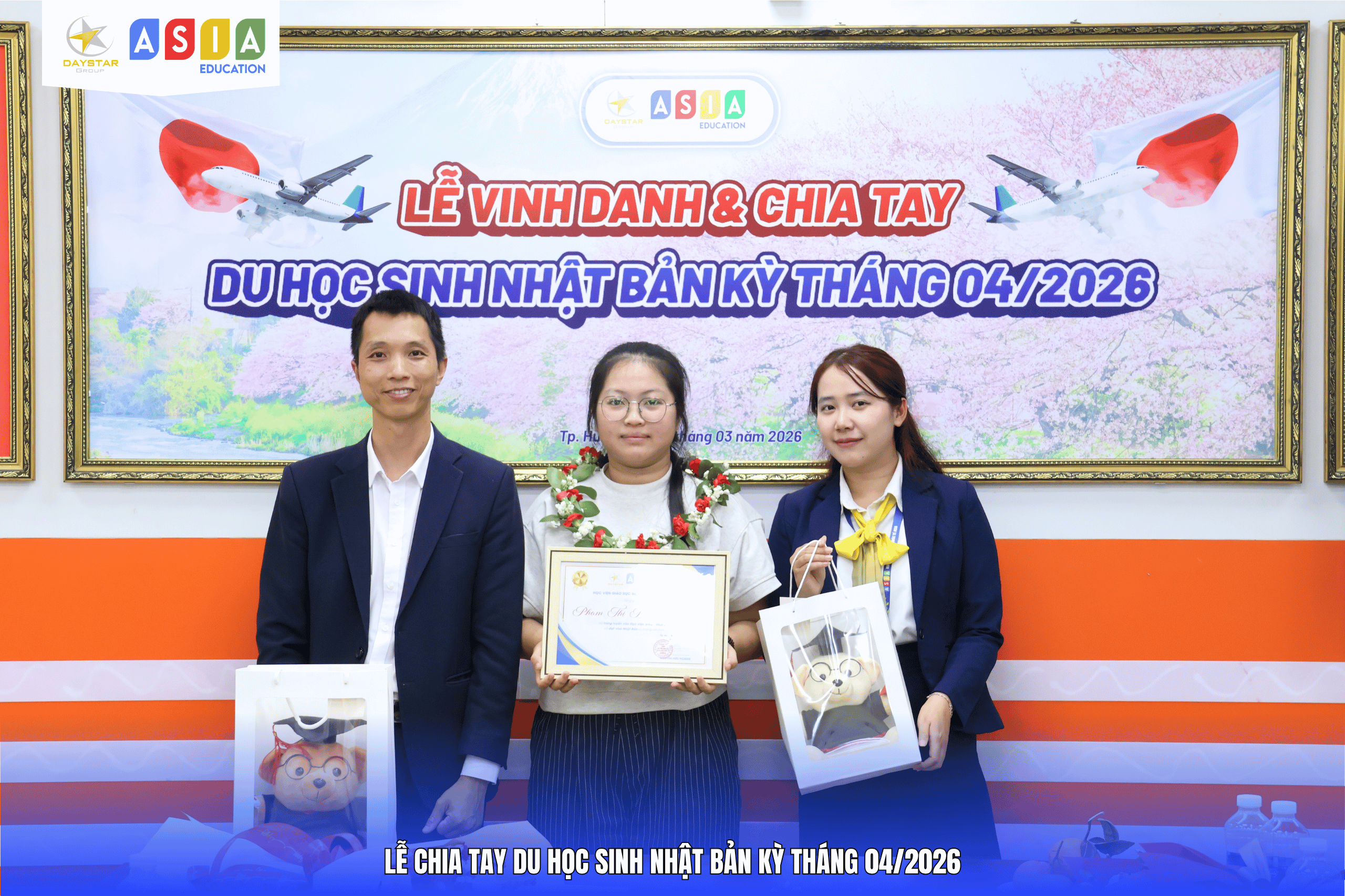 LỄ CHIA TAY & VINH DANH DU HỌC SINH NHẬT BẢN KỲ THÁNG 04/2026