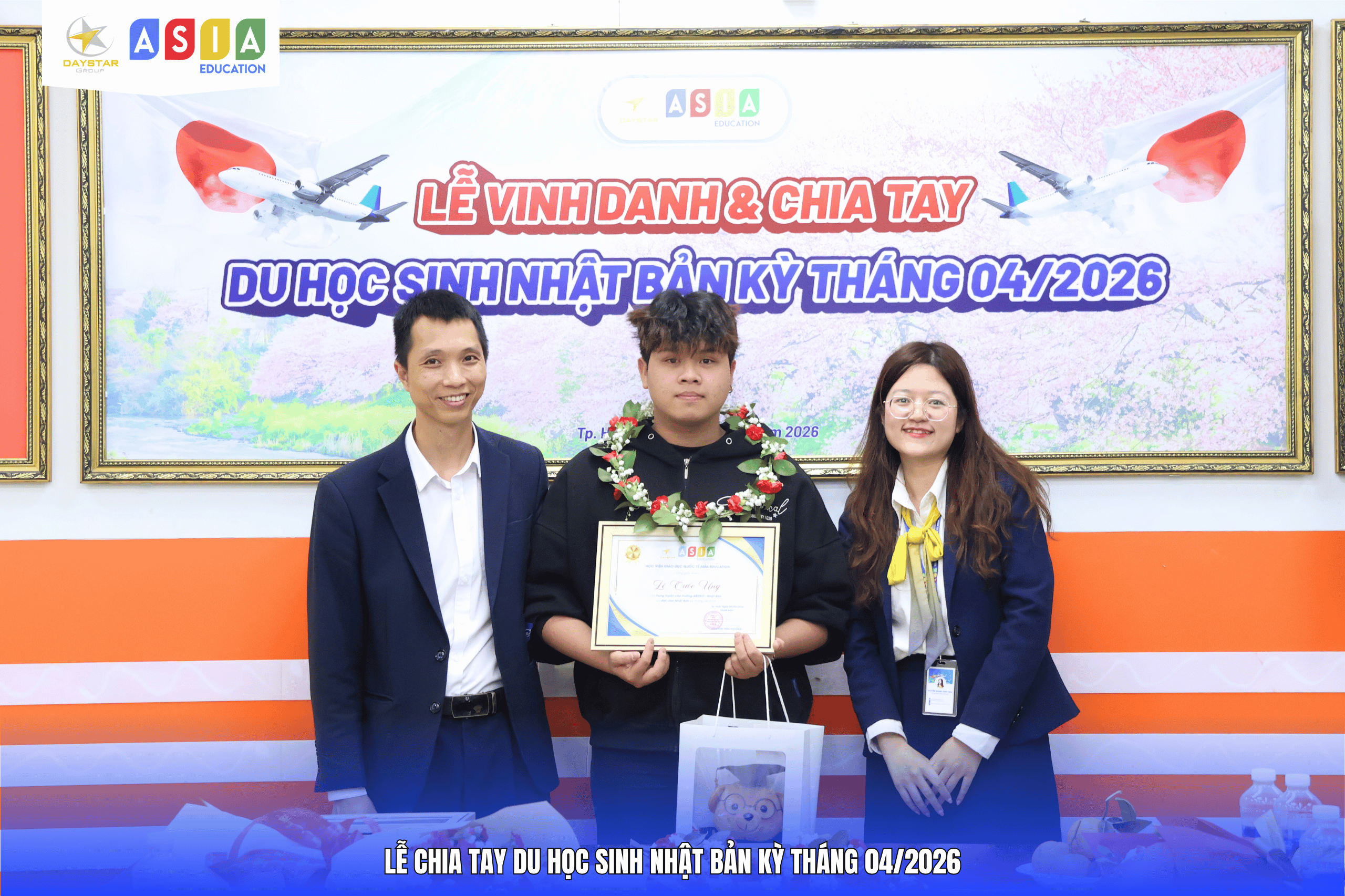LỄ CHIA TAY & VINH DANH DU HỌC SINH NHẬT BẢN KỲ THÁNG 04/2026
