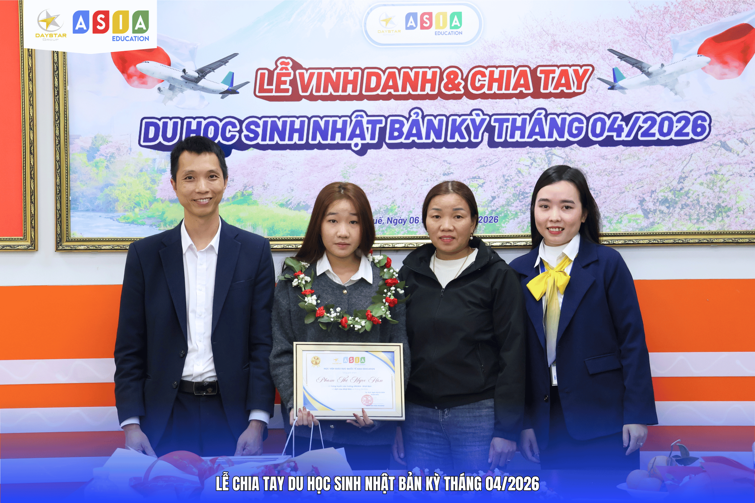 LỄ CHIA TAY & VINH DANH DU HỌC SINH NHẬT BẢN KỲ THÁNG 04/2026