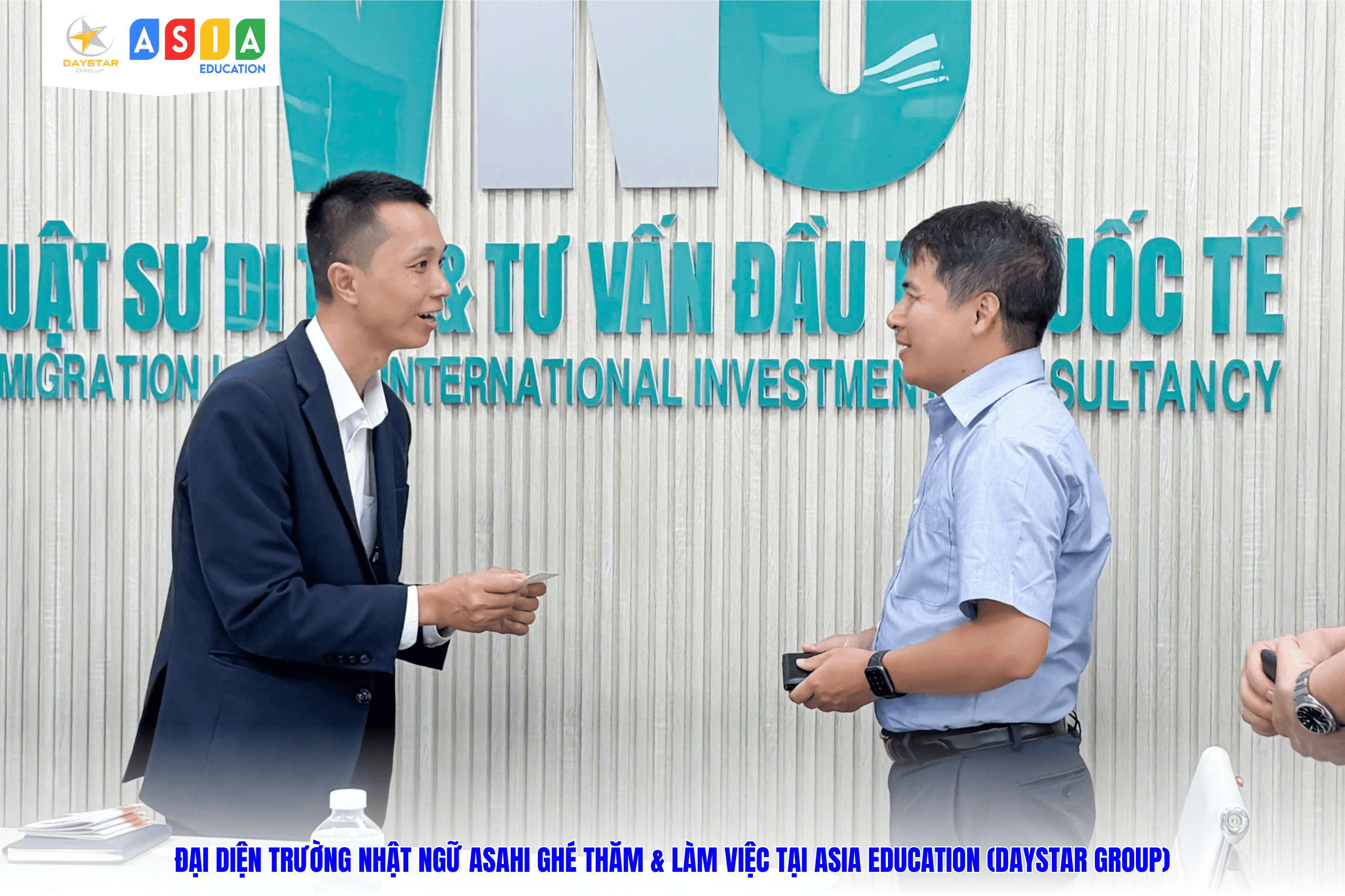 ĐẠI DIỆN TRƯỜNG NHẬT NGỮ ASAHI GHÉ THĂM & LÀM VIỆC TẠI ASIA EDUCATION (DAYSTAR GROUP)