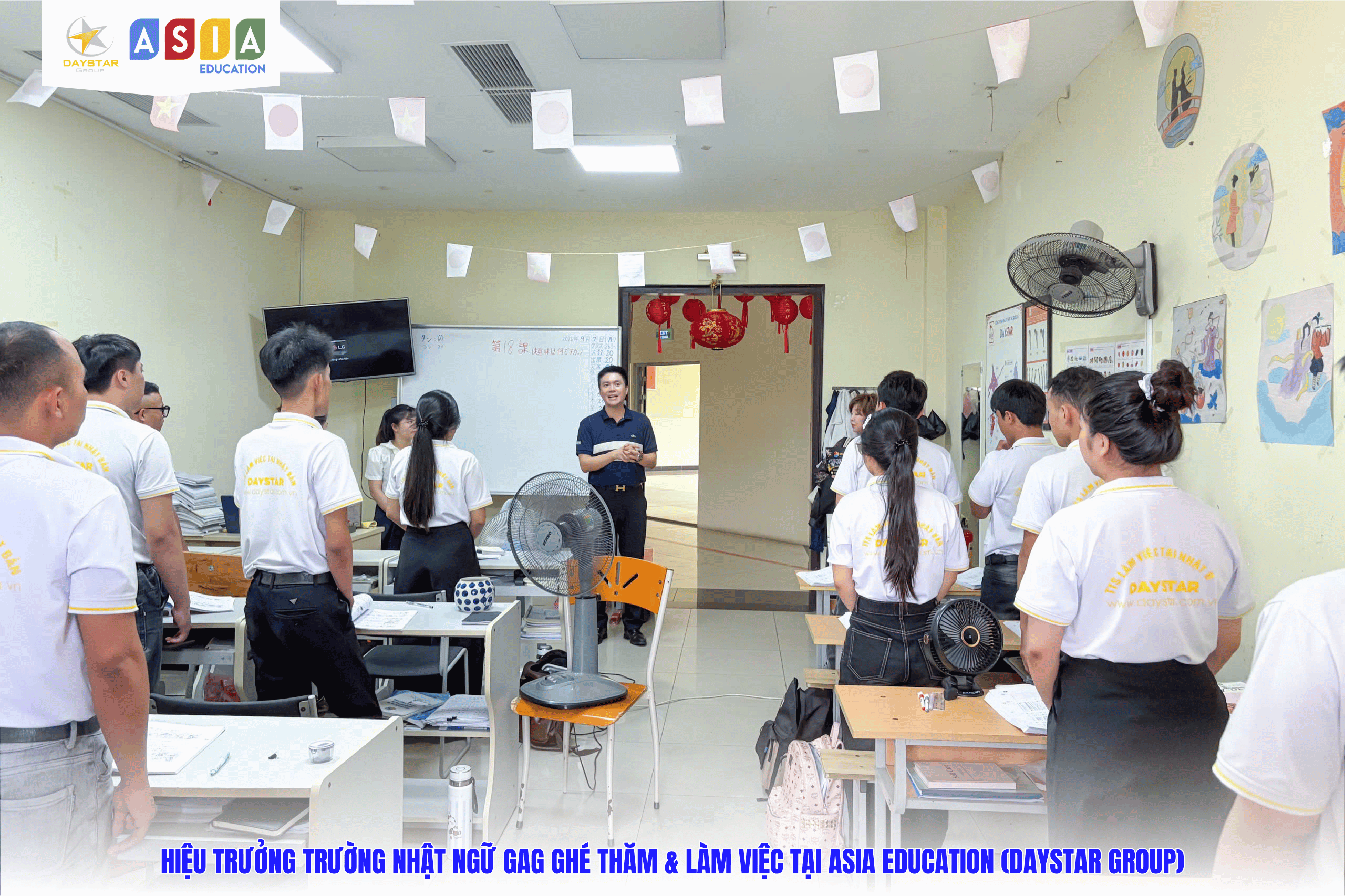 HIỆU TRƯỞNG TRƯỜNG NHẬT NGỮ GAG GHÉ THĂM & LÀM VIỆC TẠI ASIA EDUCATION (DAYSTAR GROUP)