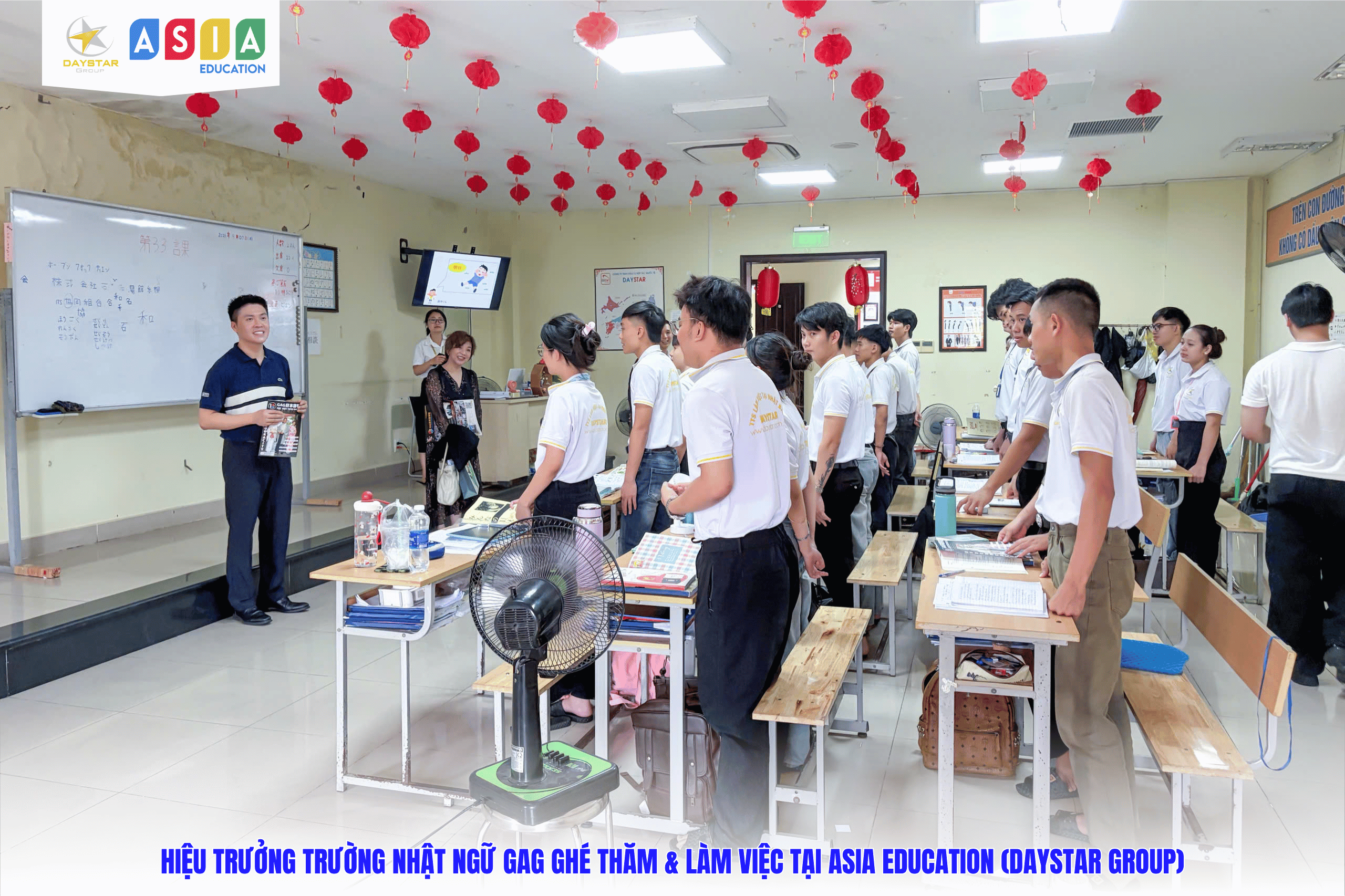 HIỆU TRƯỞNG TRƯỜNG NHẬT NGỮ GAG GHÉ THĂM & LÀM VIỆC TẠI ASIA EDUCATION (DAYSTAR GROUP)