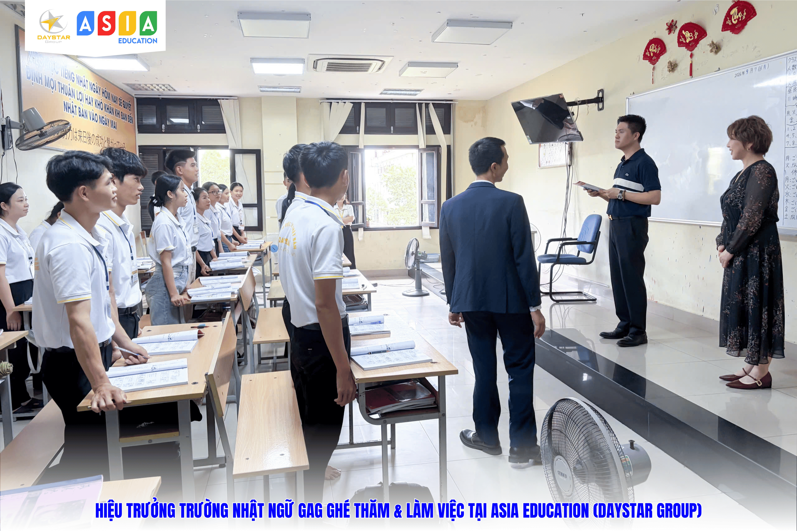 HIỆU TRƯỞNG TRƯỜNG NHẬT NGỮ GAG GHÉ THĂM & LÀM VIỆC TẠI ASIA EDUCATION (DAYSTAR GROUP)