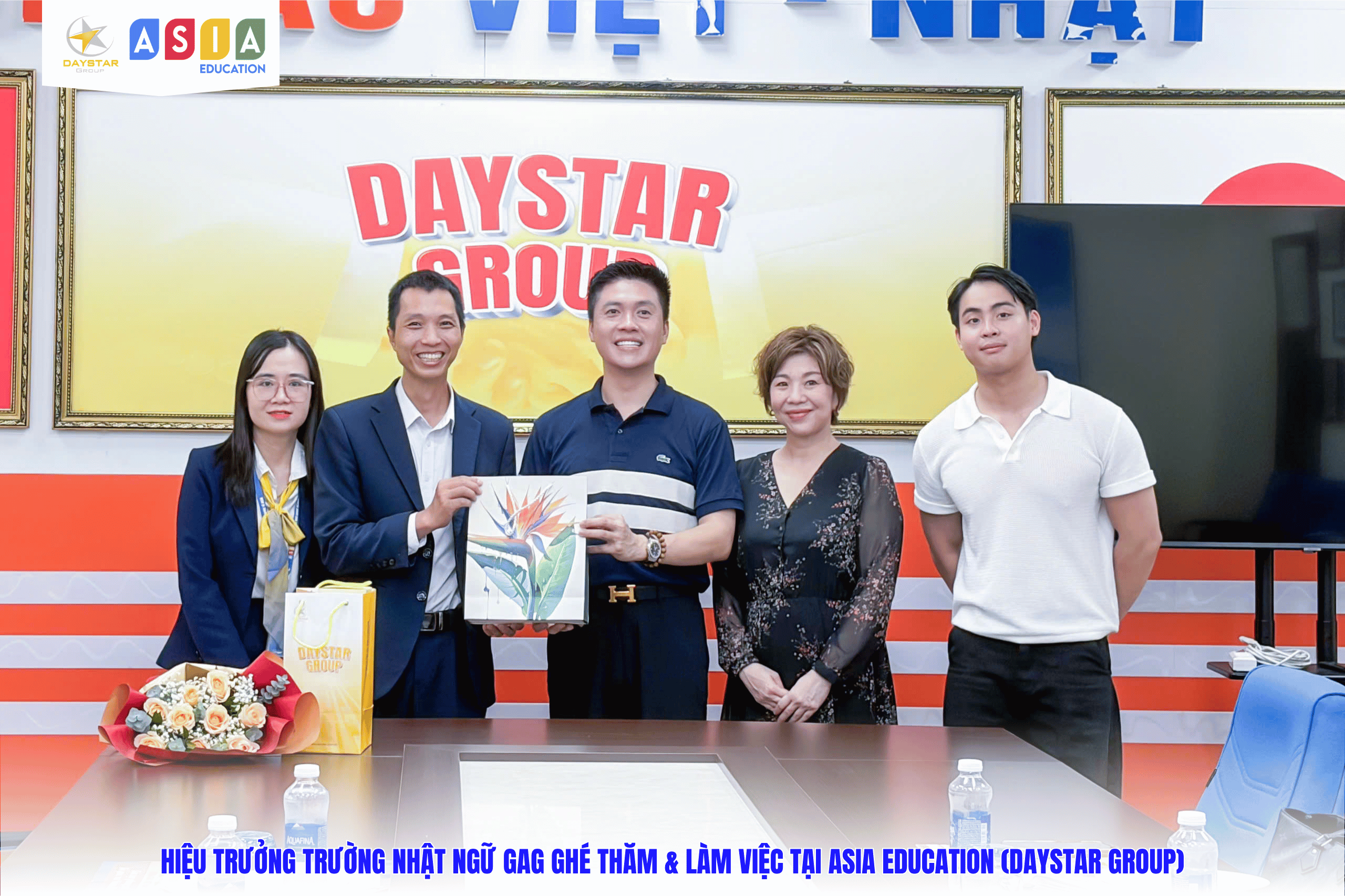 HIỆU TRƯỞNG TRƯỜNG NHẬT NGỮ GAG GHÉ THĂM & LÀM VIỆC TẠI ASIA EDUCATION (DAYSTAR GROUP)