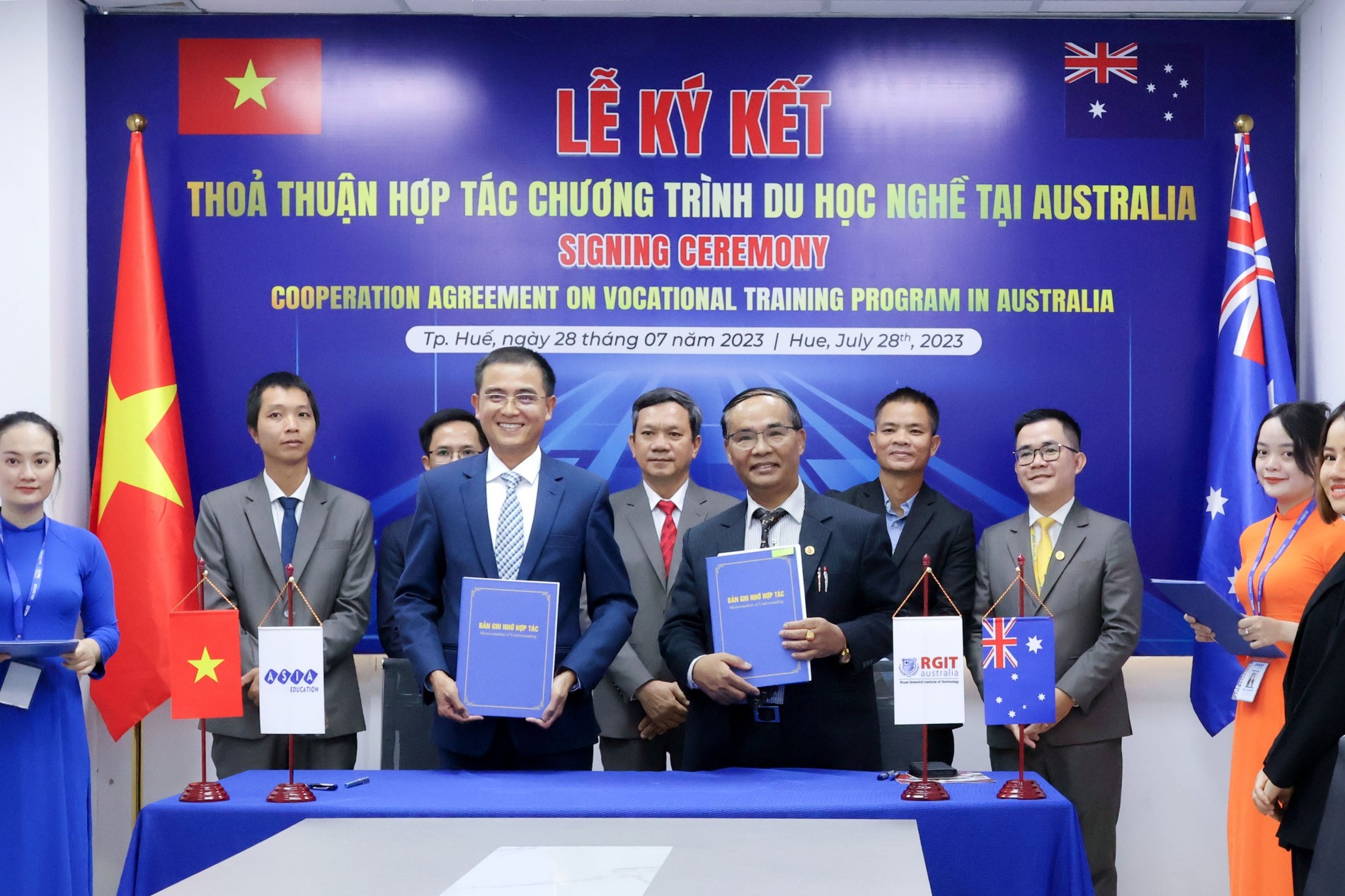 Ký kết thỏa thuận hợp tác du học nghề tại Australia 