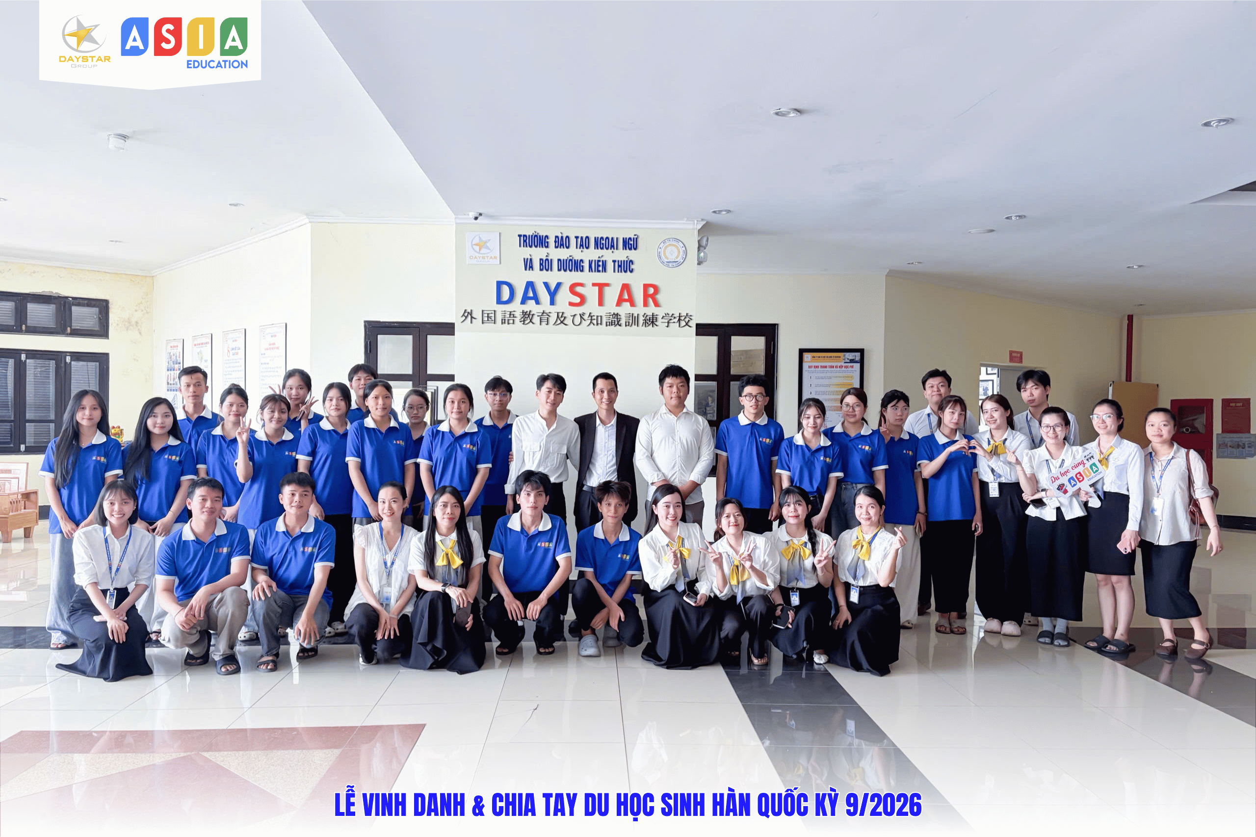 LỄ VINH DANH & CHIA TAY DU HỌC SINH HÀN QUỐC KỲ 9/2026