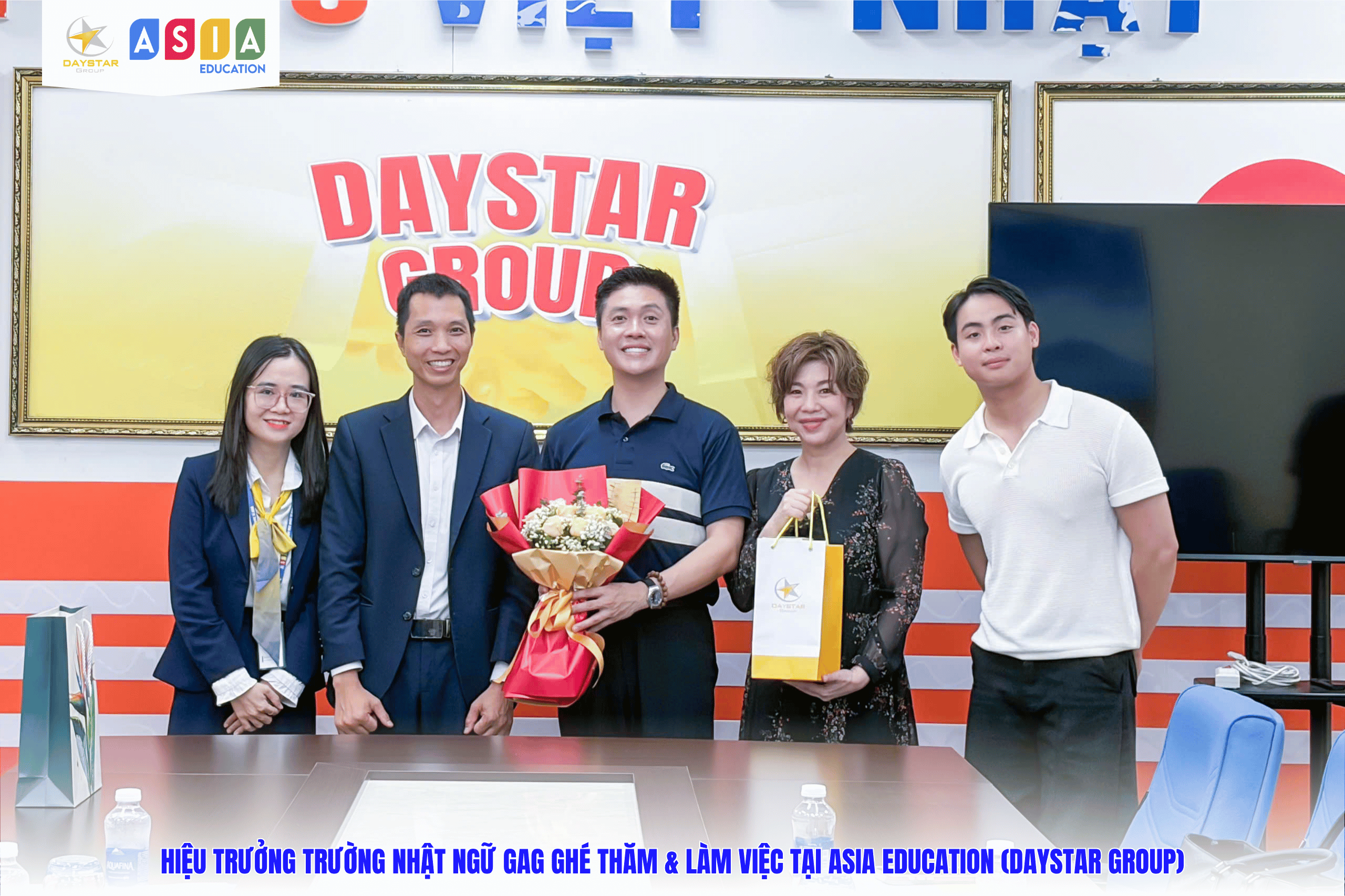 HIỆU TRƯỞNG TRƯỜNG NHẬT NGỮ GAG GHÉ THĂM & LÀM VIỆC TẠI ASIA EDUCATION (DAYSTAR GROUP)