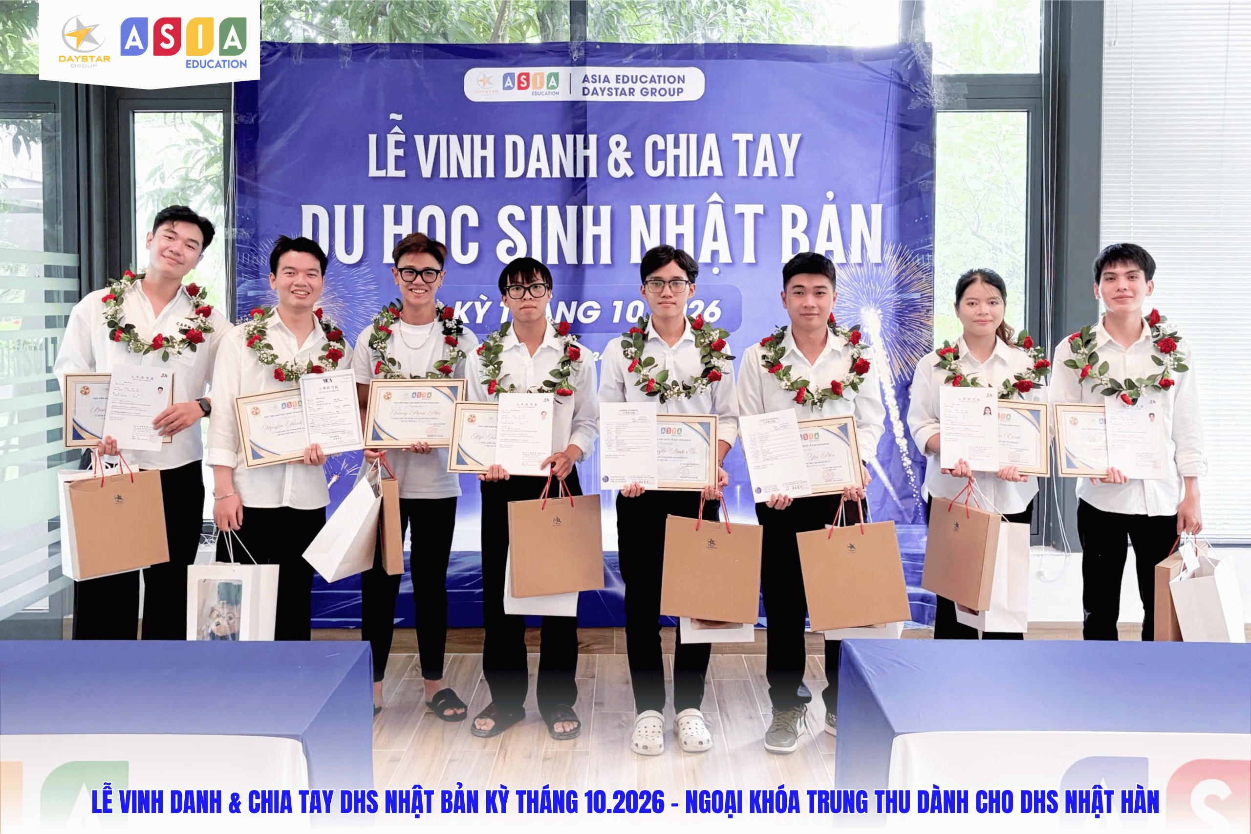 LỄ VINH DANH & CHIA TAY DHS NHẬT BẢN KỲ THÁNG 10.2026 - NGOẠI KHÓA TRUNG THU DÀNH CHO DHS NHẬT HÀN